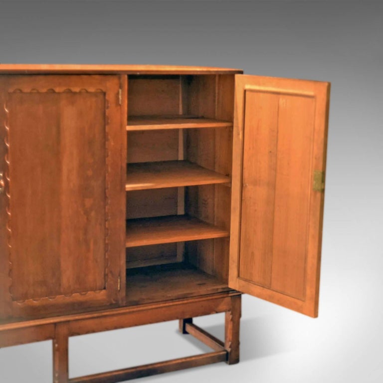Arts and Crafts Oak Larder Antique circa 1900 at 1stDibs