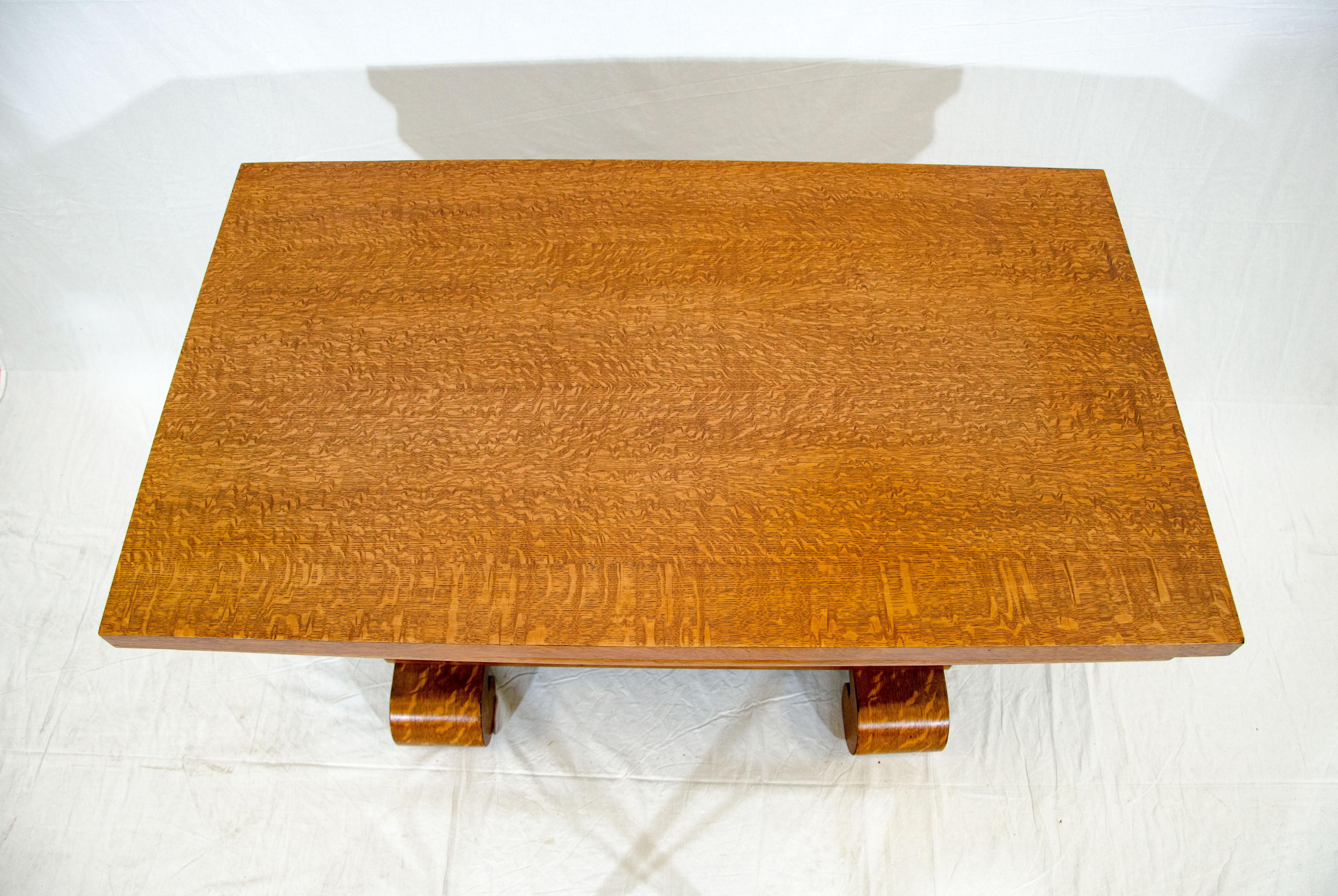 Arts and Crafts Oak Library Table at 1stDibs used library tables for sale