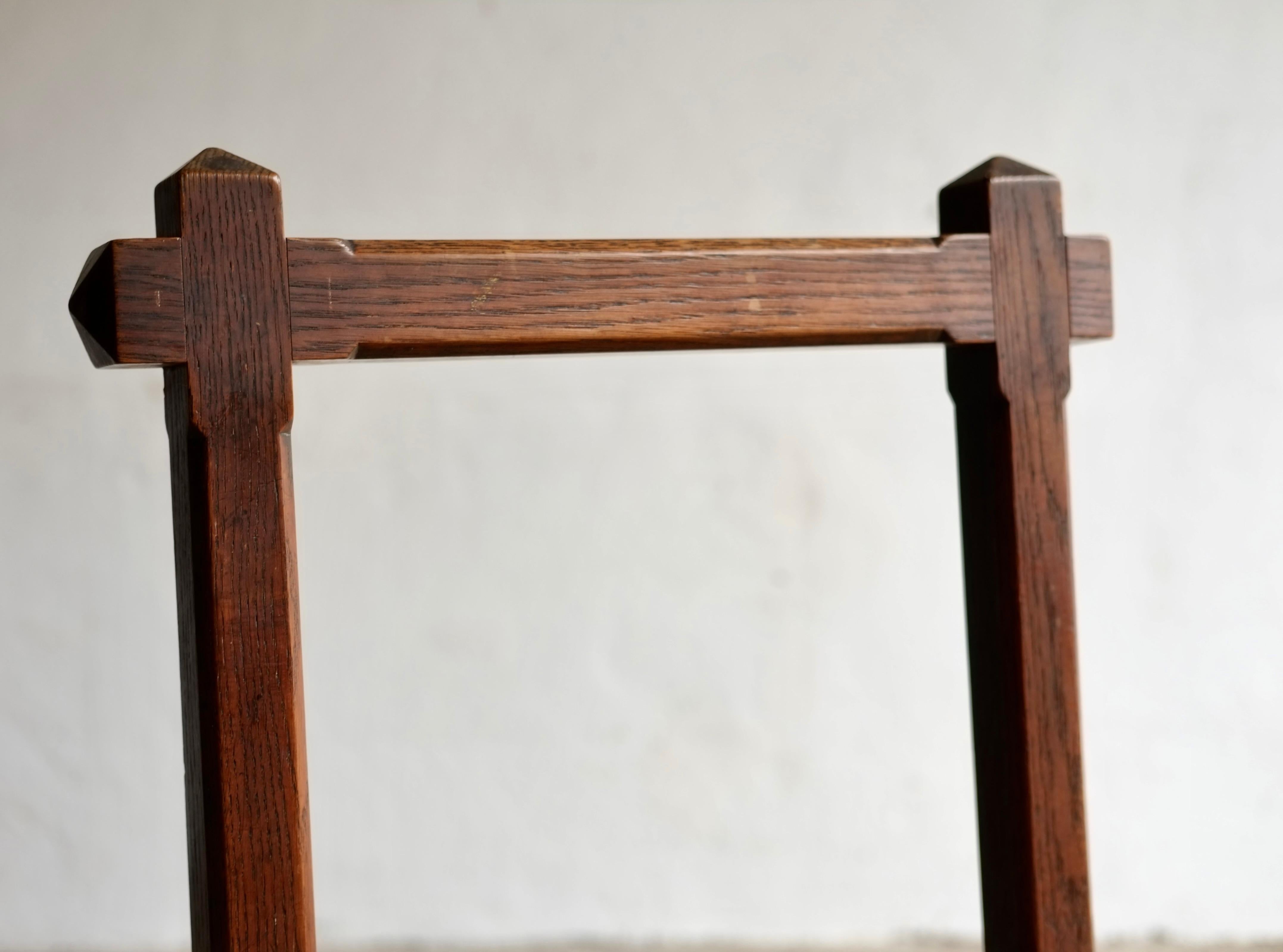 Arts & Crafts Oak Side Chair By John Manuel & Son, Sheffield For Sale 9