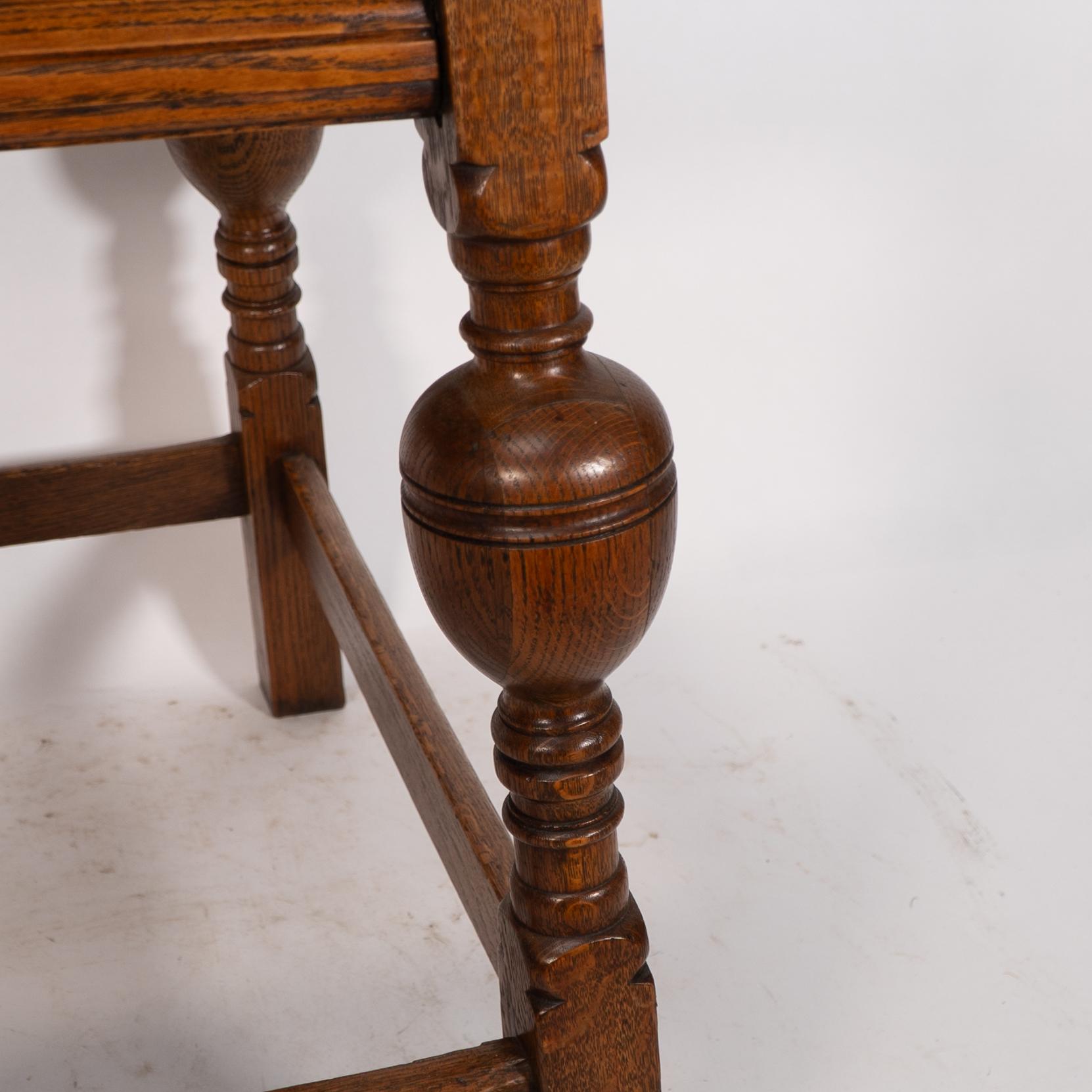 Arts & Crafts oak table illustrated in the Liberty & Co 1907 furniture catalogue For Sale 10