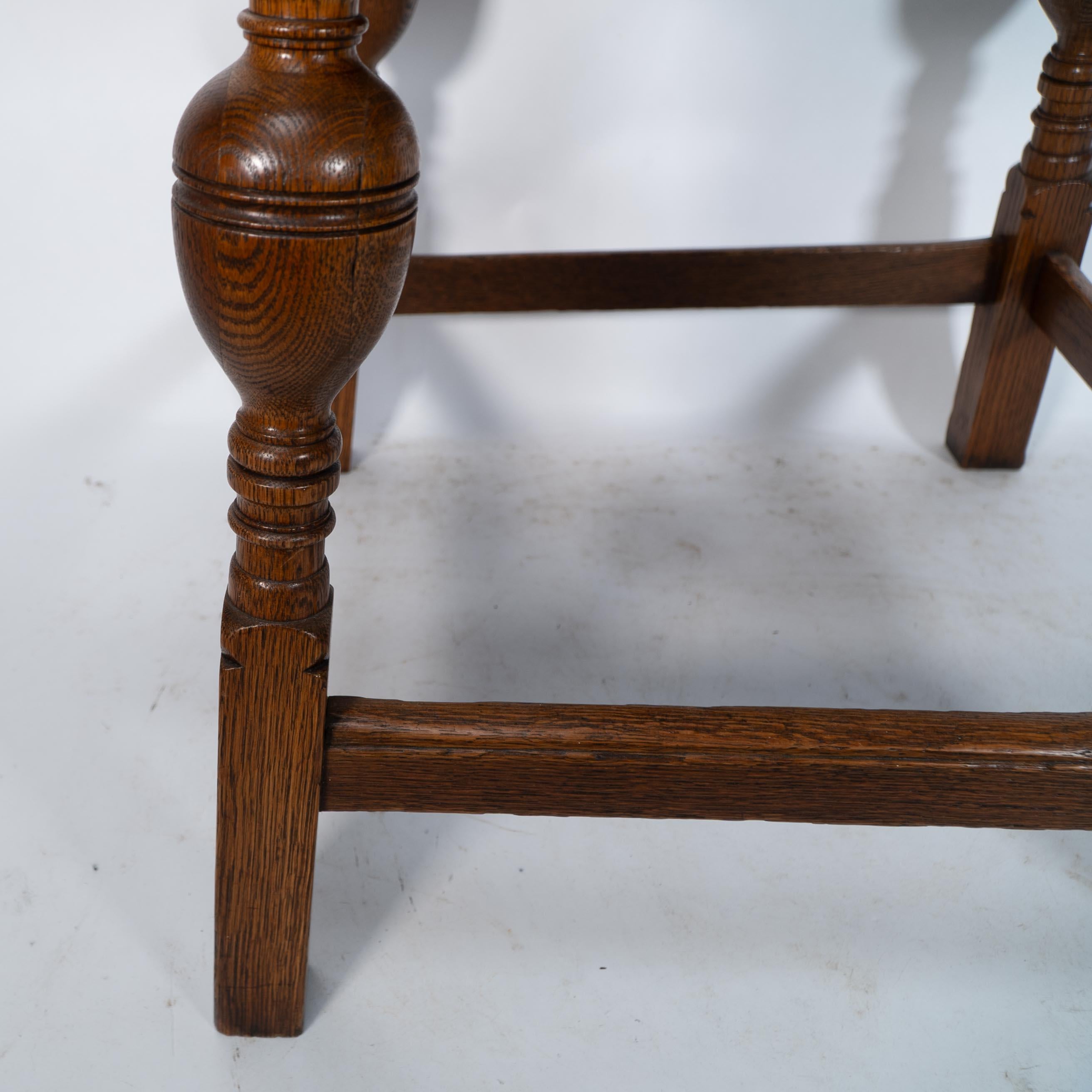 Arts & Crafts oak table illustrated in the Liberty & Co 1907 furniture catalogue For Sale 11