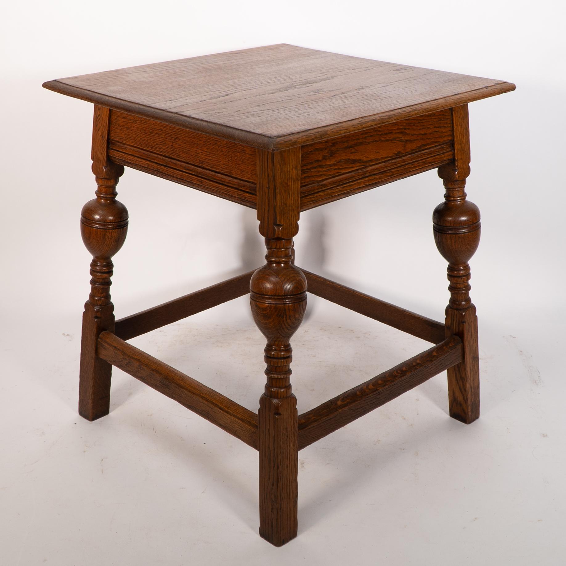 Arts and Crafts Arts & Crafts oak table illustrated in the Liberty & Co 1907 furniture catalogue For Sale
