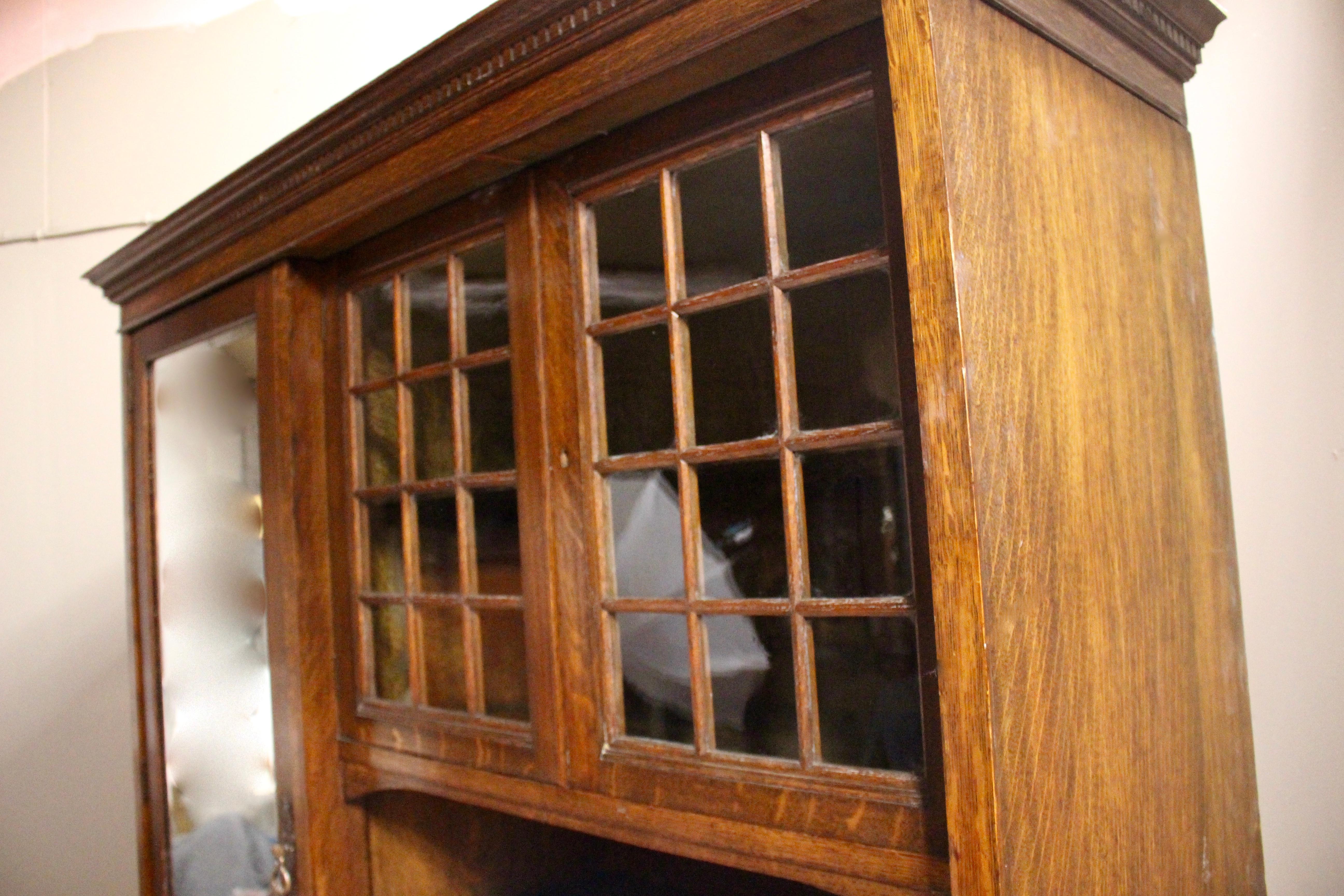 Late 19th Century Arts & Crafts Oak Wardrobe Purchased from Liberty & Co. London
