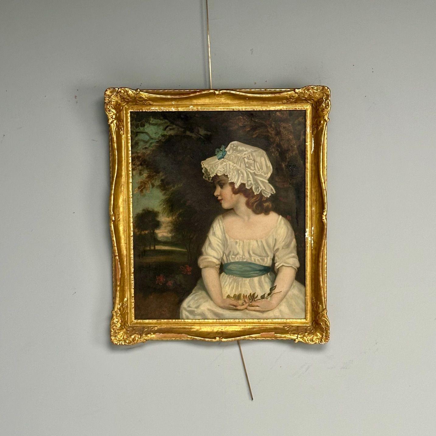Nach Sir Joshua Reynolds, Öl auf Leinwand von Theophila Gwatkin, Newcomb-Macklin (Arts and Crafts) im Angebot