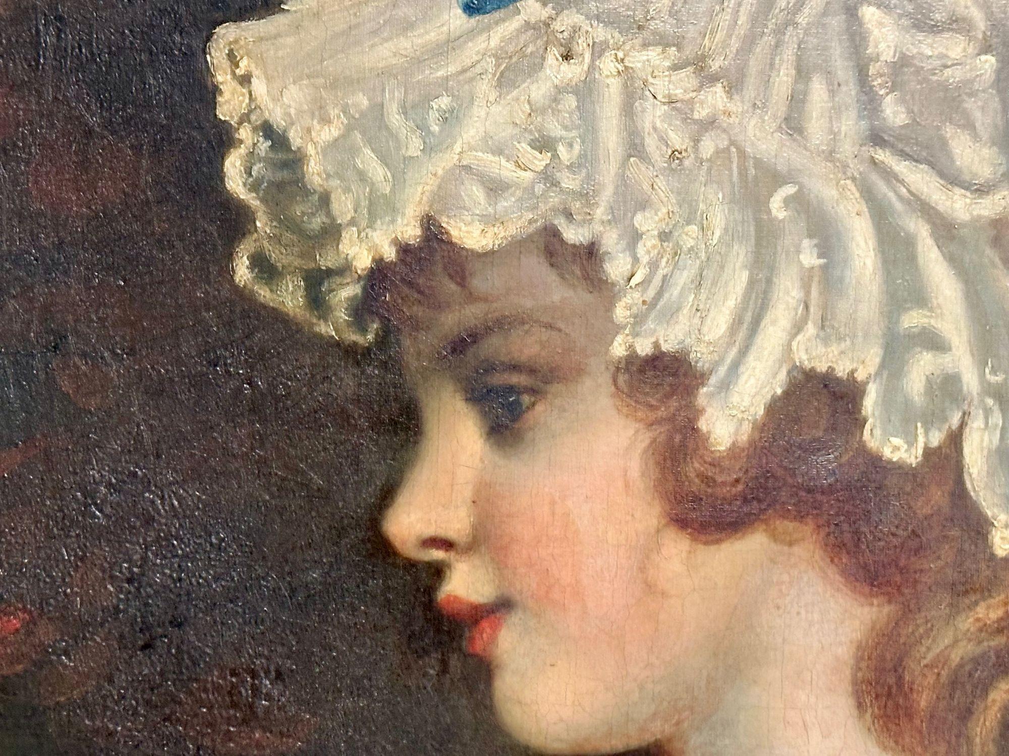 Nach Sir Joshua Reynolds, Öl auf Leinwand von Theophila Gwatkin, Newcomb-Macklin im Angebot 1