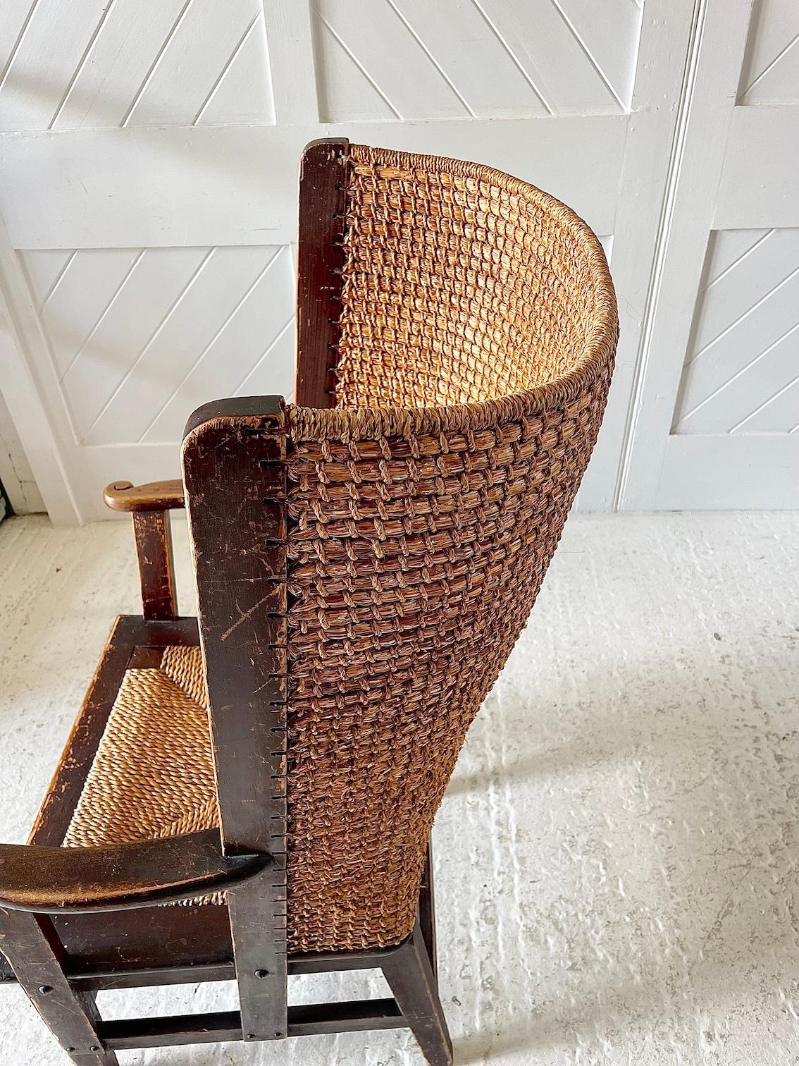 Early 20th Century Arts & Crafts Orkney Chair Retailed By Liberty & Co