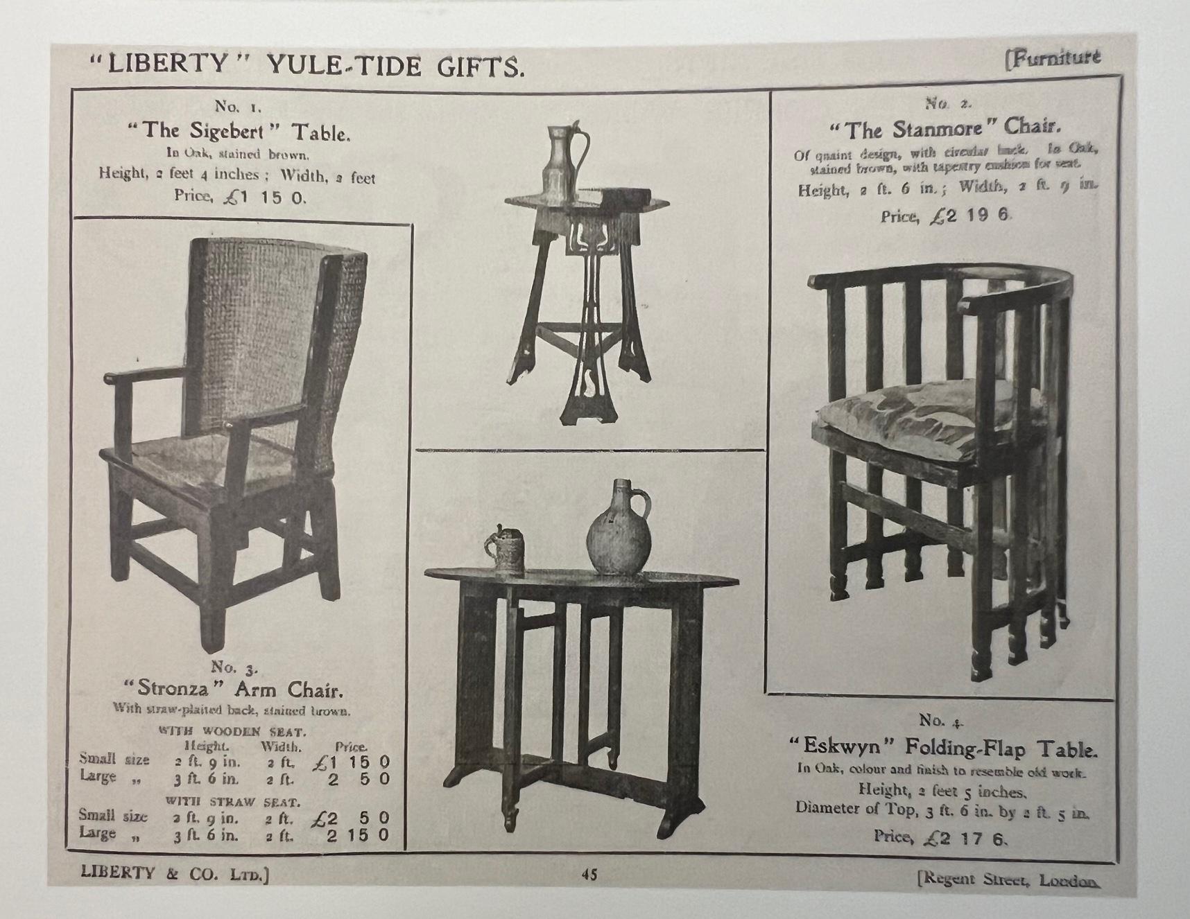Arts & Crafts Orkney Chair Retailed By Liberty & Co 2