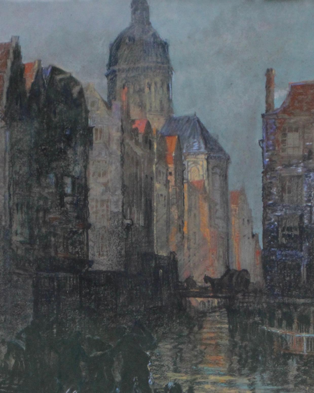 Arts & Crafts framed chalk painting

The Old Church Amsterdam

By Herbert Davis Richter (1874 - 1955)

Circa 1900

Height 72cm Width 62cm (framed)

Height 50cm Width 42cm (unframed)