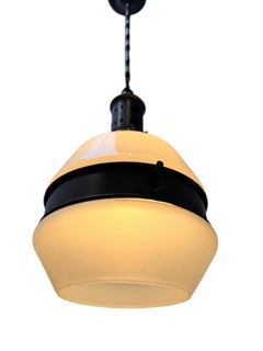 Kunsthandwerkliche Hängeleuchte im Stil von Peter Behrens, 1900er Jahre