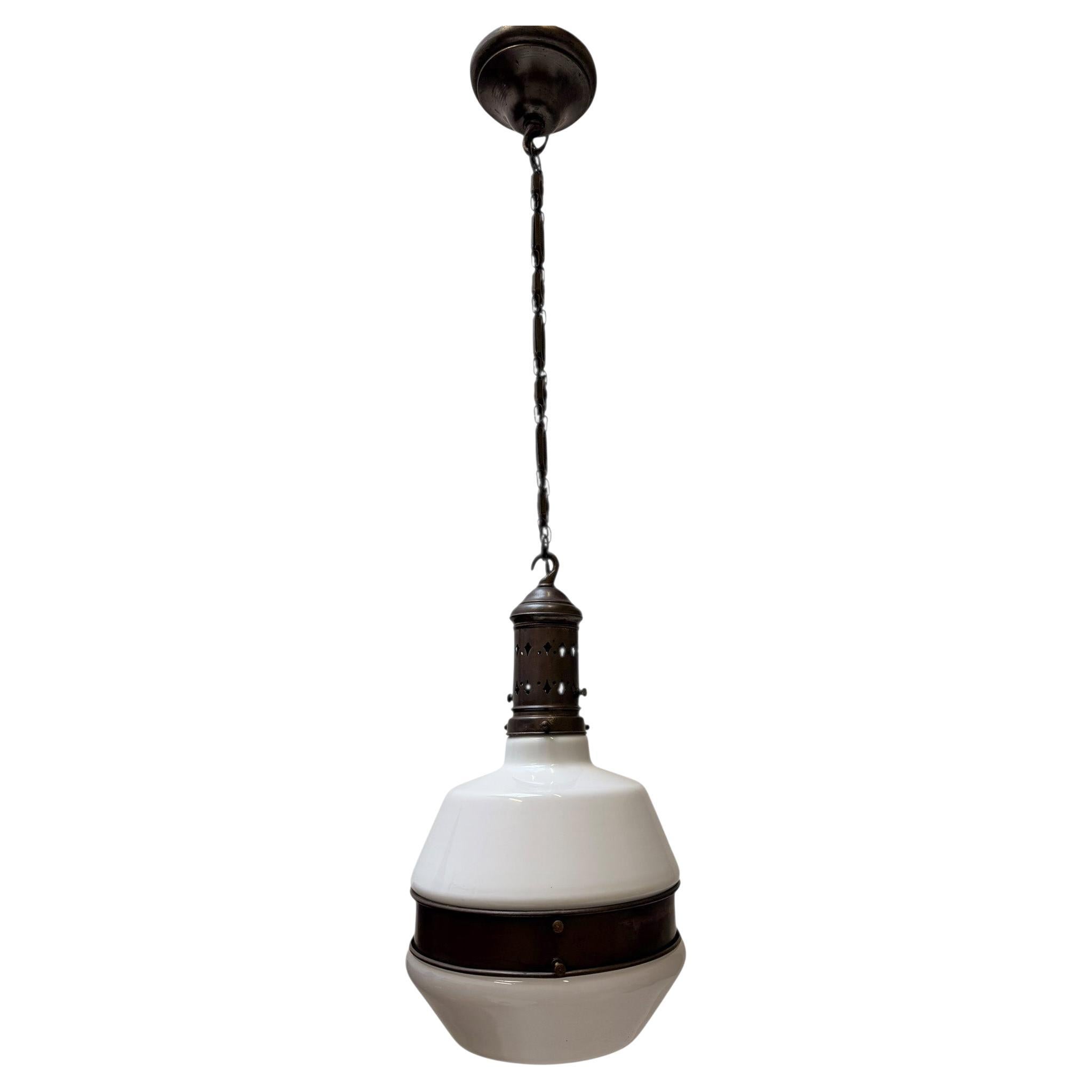 Arts & Crafts Pendant Lamp in the style of Peter Behrens, 1900s For Sale
