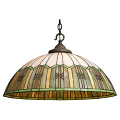 Arts & Crafts Prairie School Chandelier, America circa 1930