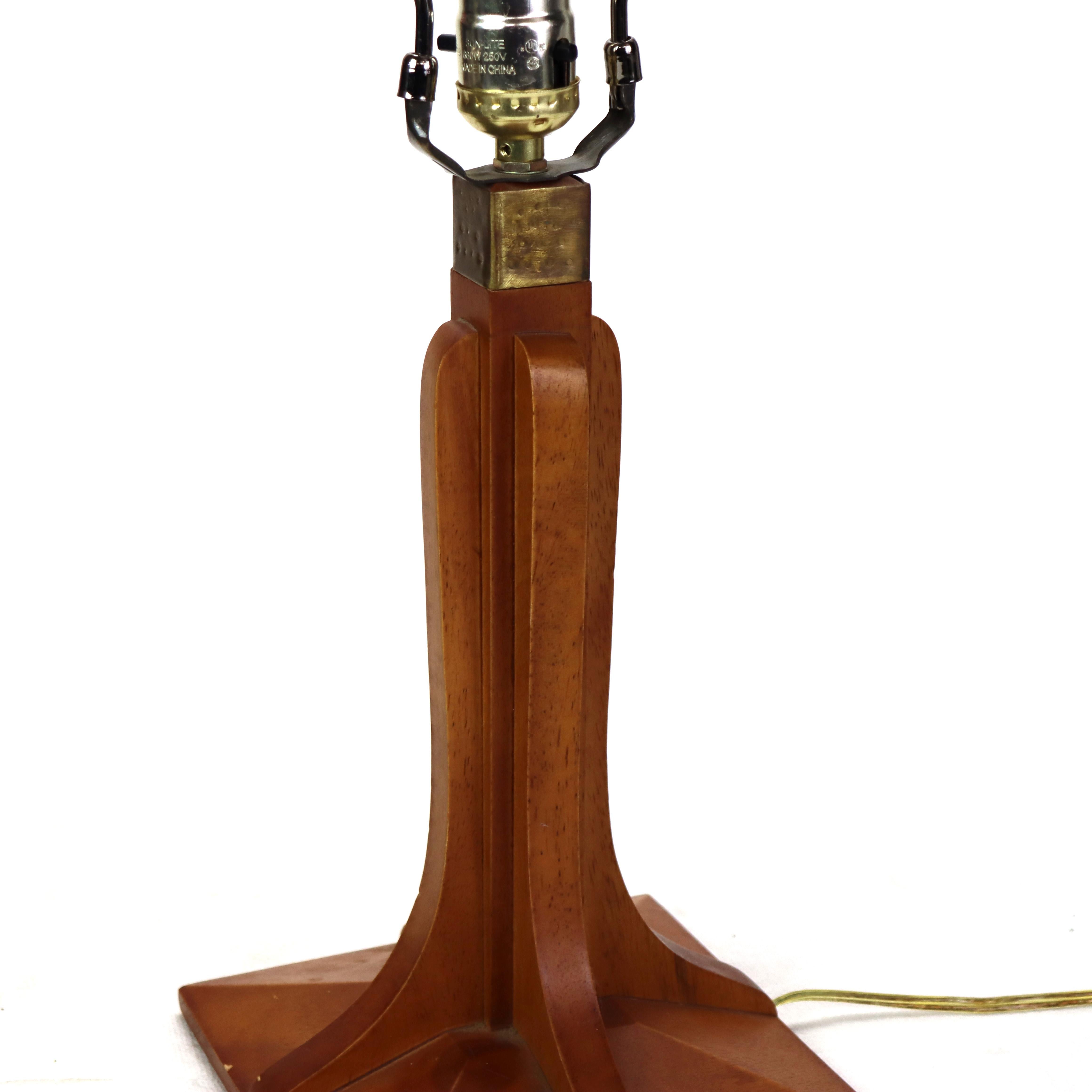 Arts & Crafts Prairie School Lámpara de mesa 20thC en venta 4