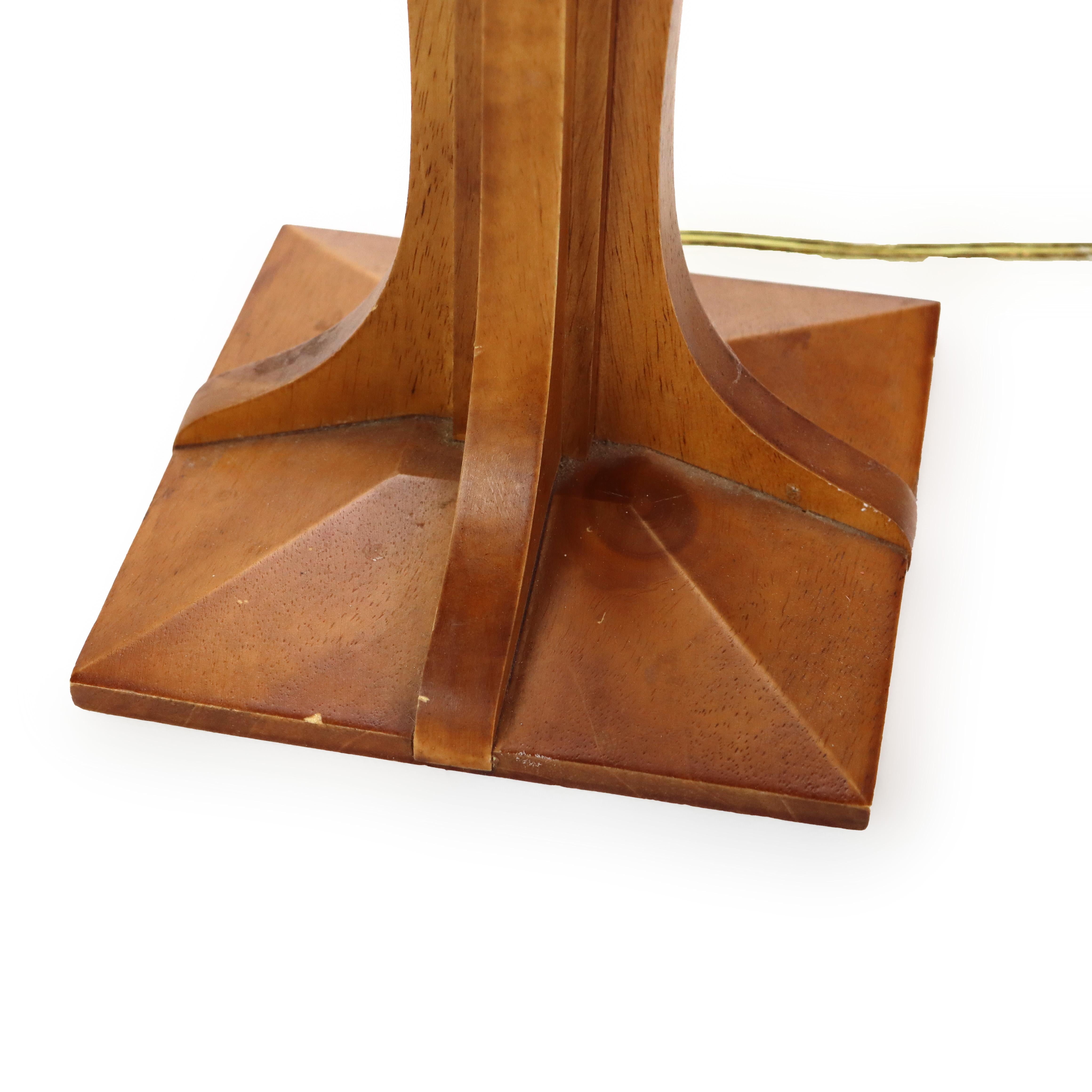 Arts & Crafts Prairie School Lámpara de mesa 20thC en venta 6