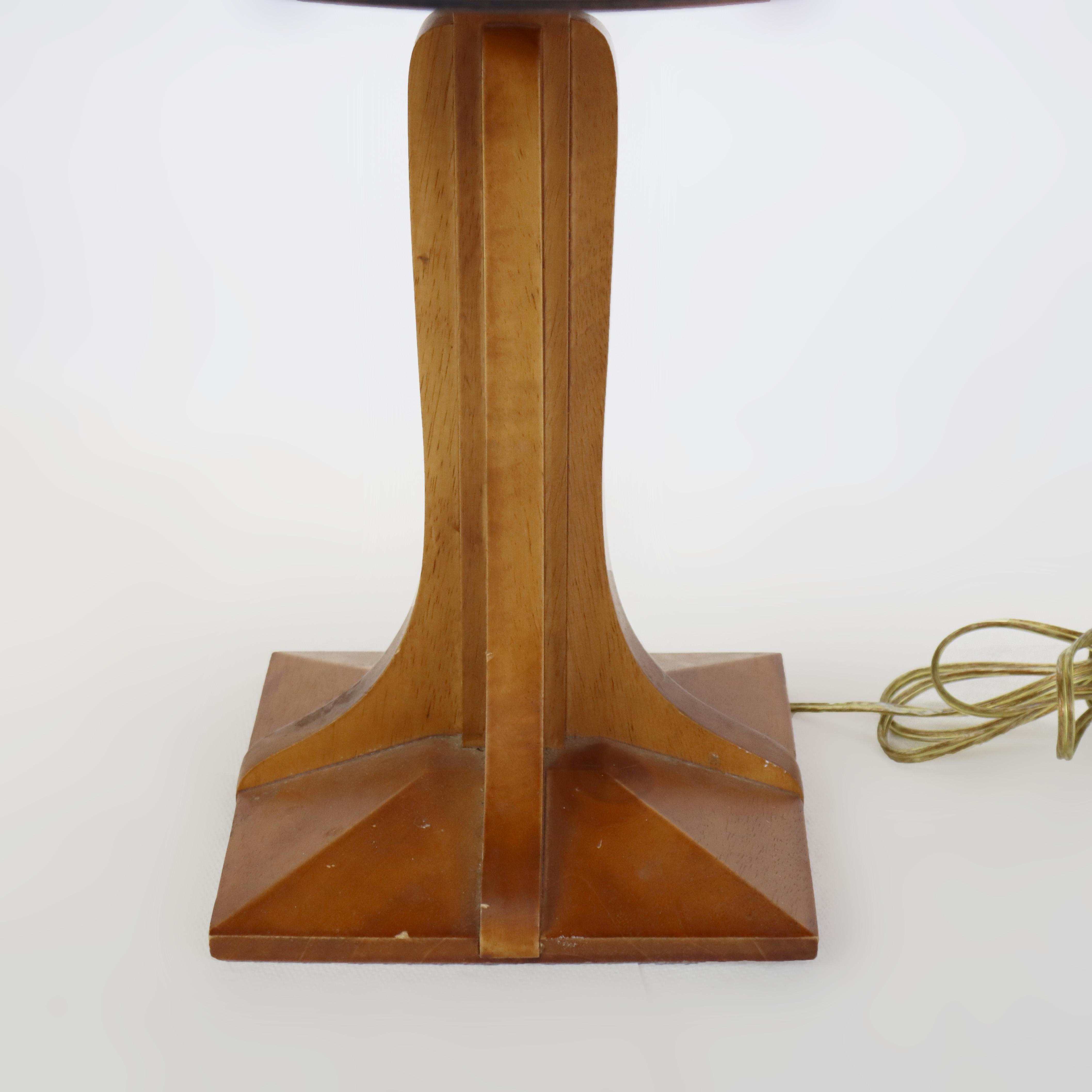 Arts & Crafts Prairie School Lámpara de mesa 20thC en Bueno estado para la venta en Big Flats, NY