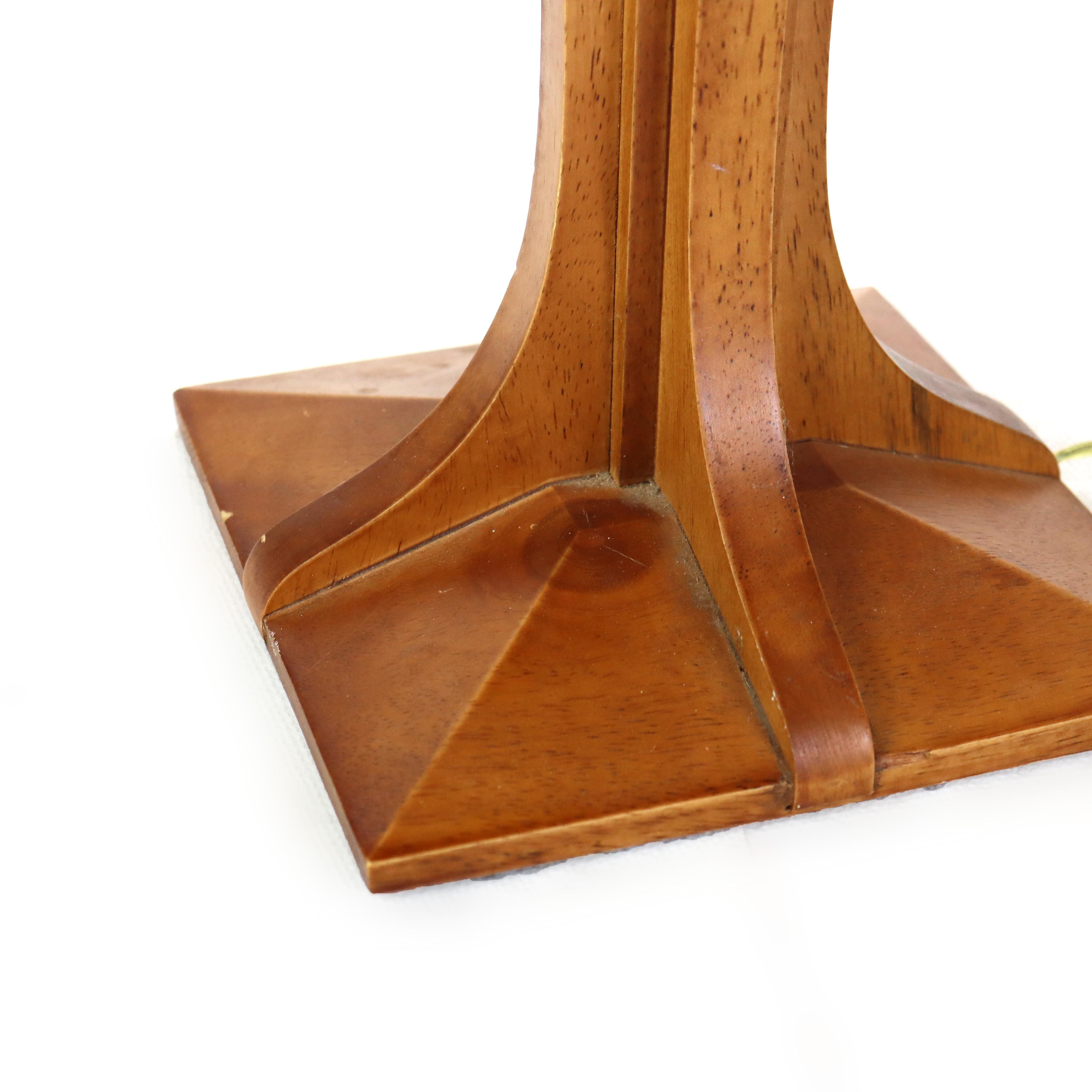 Arts & Crafts Prairie School Lámpara de mesa 20thC en venta 1
