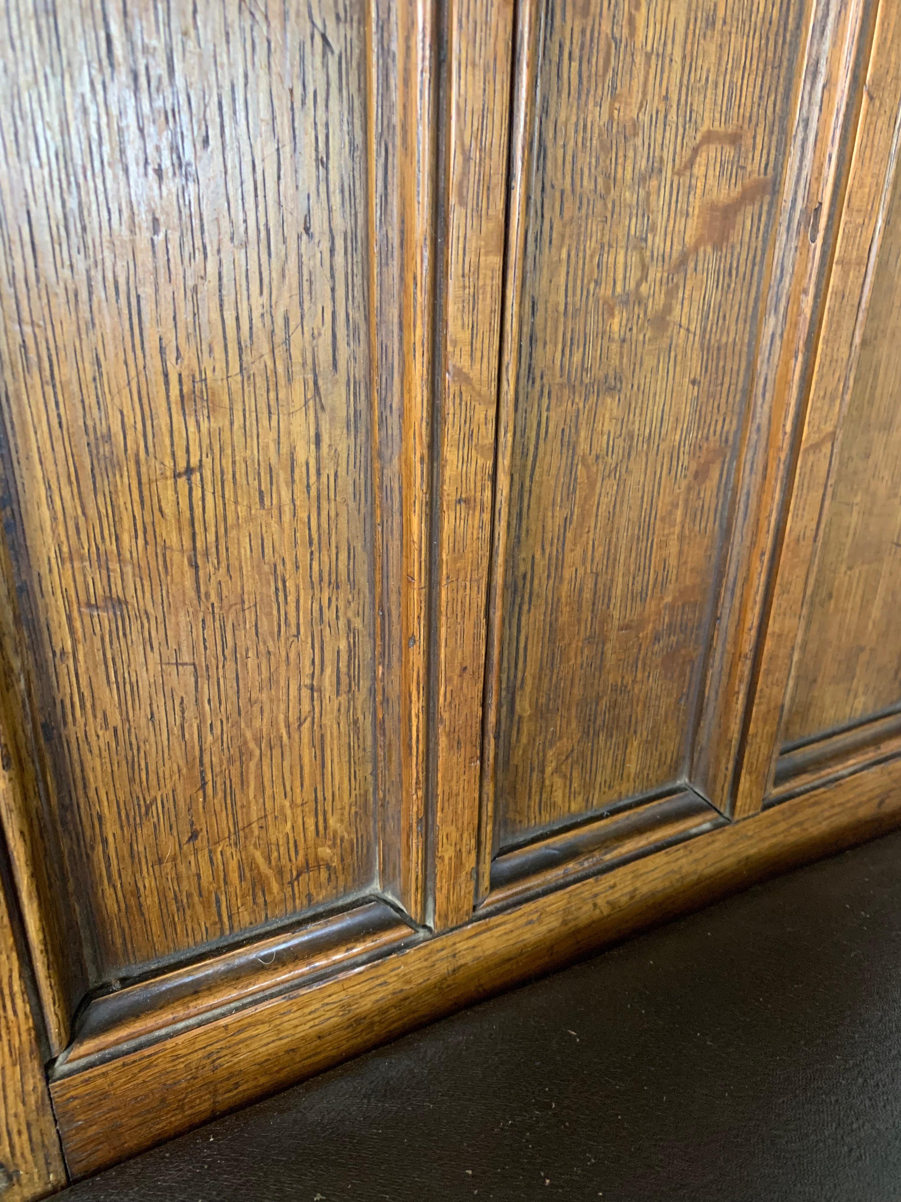 Arts & Crafts Quarter Sawn Oak Hall Chair For Sale 7