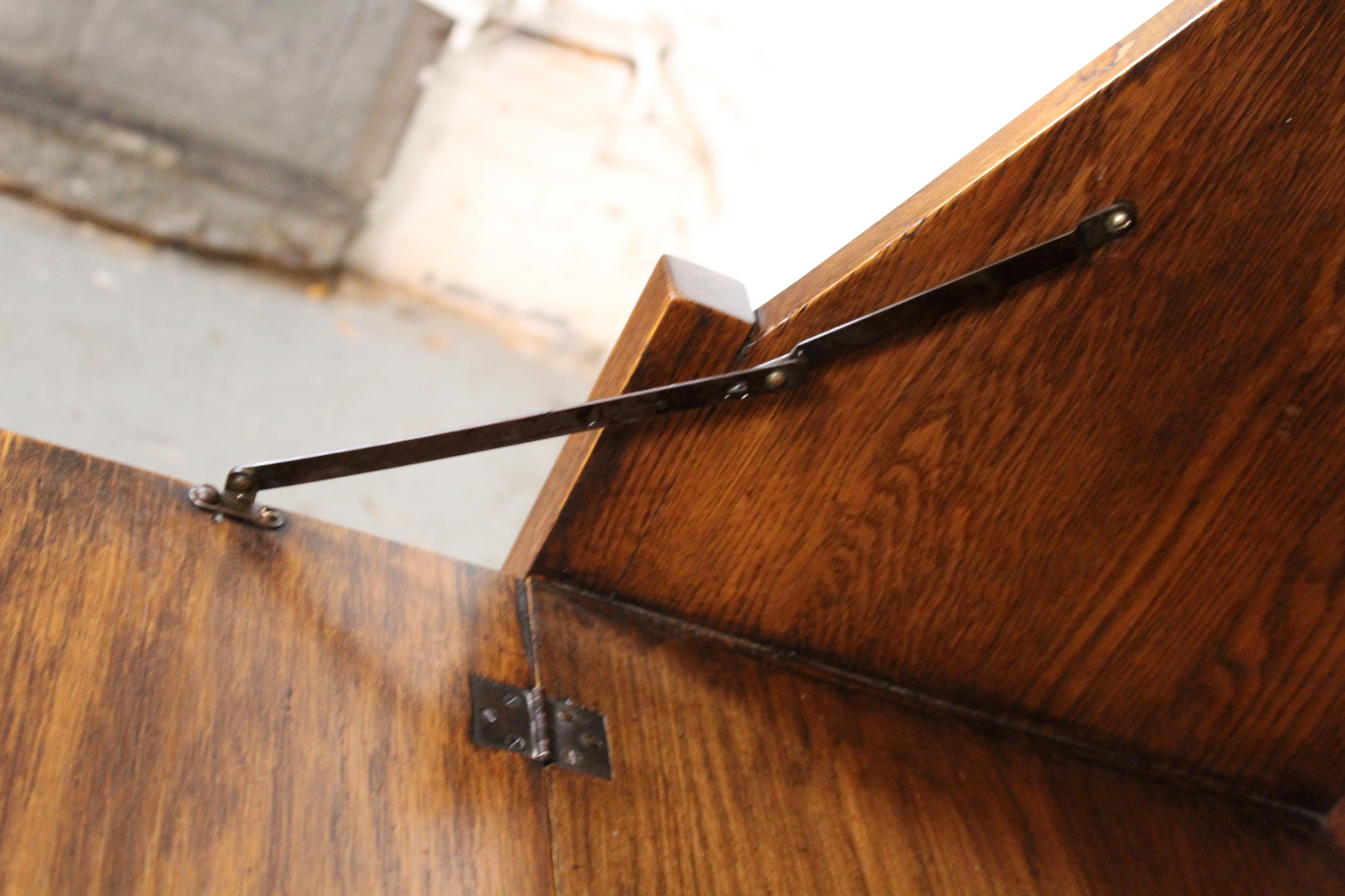 Segreteria Arts & Crafts Quartersawn Oak in vendita 4