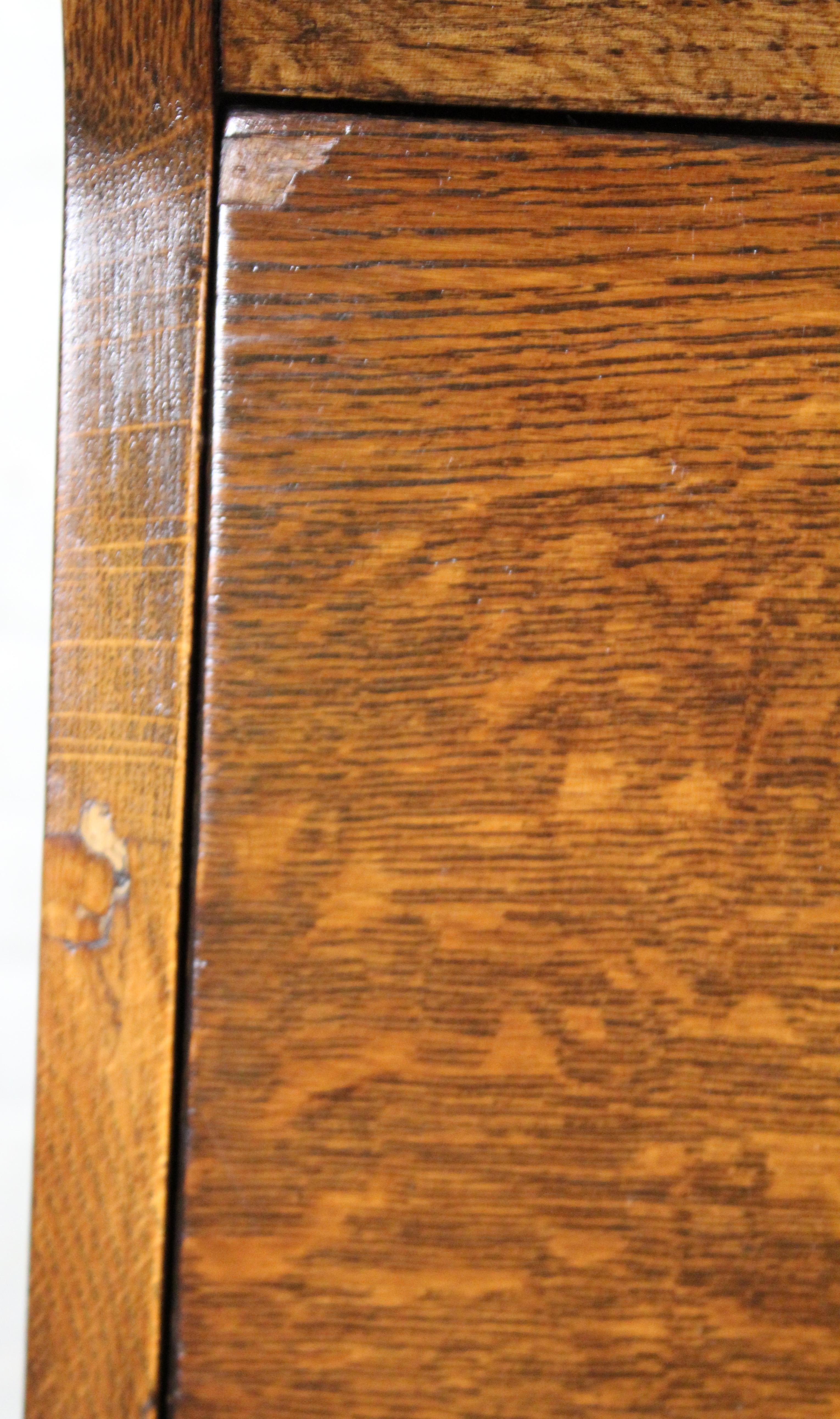 Segreteria Arts & Crafts Quartersawn Oak in vendita 6
