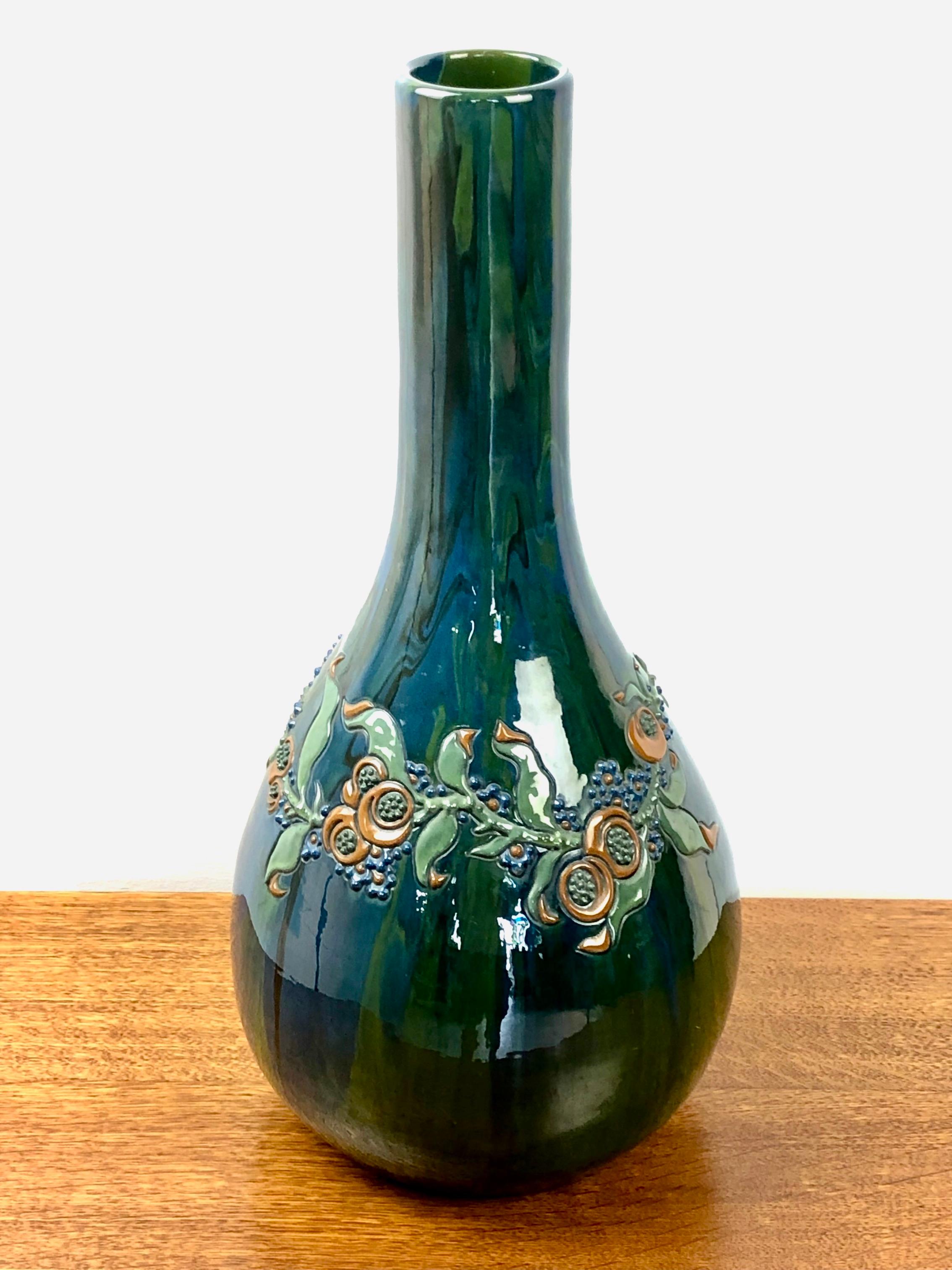 Arts and Crafts Rare Large Vase by Elton For Sale at 1stDibs