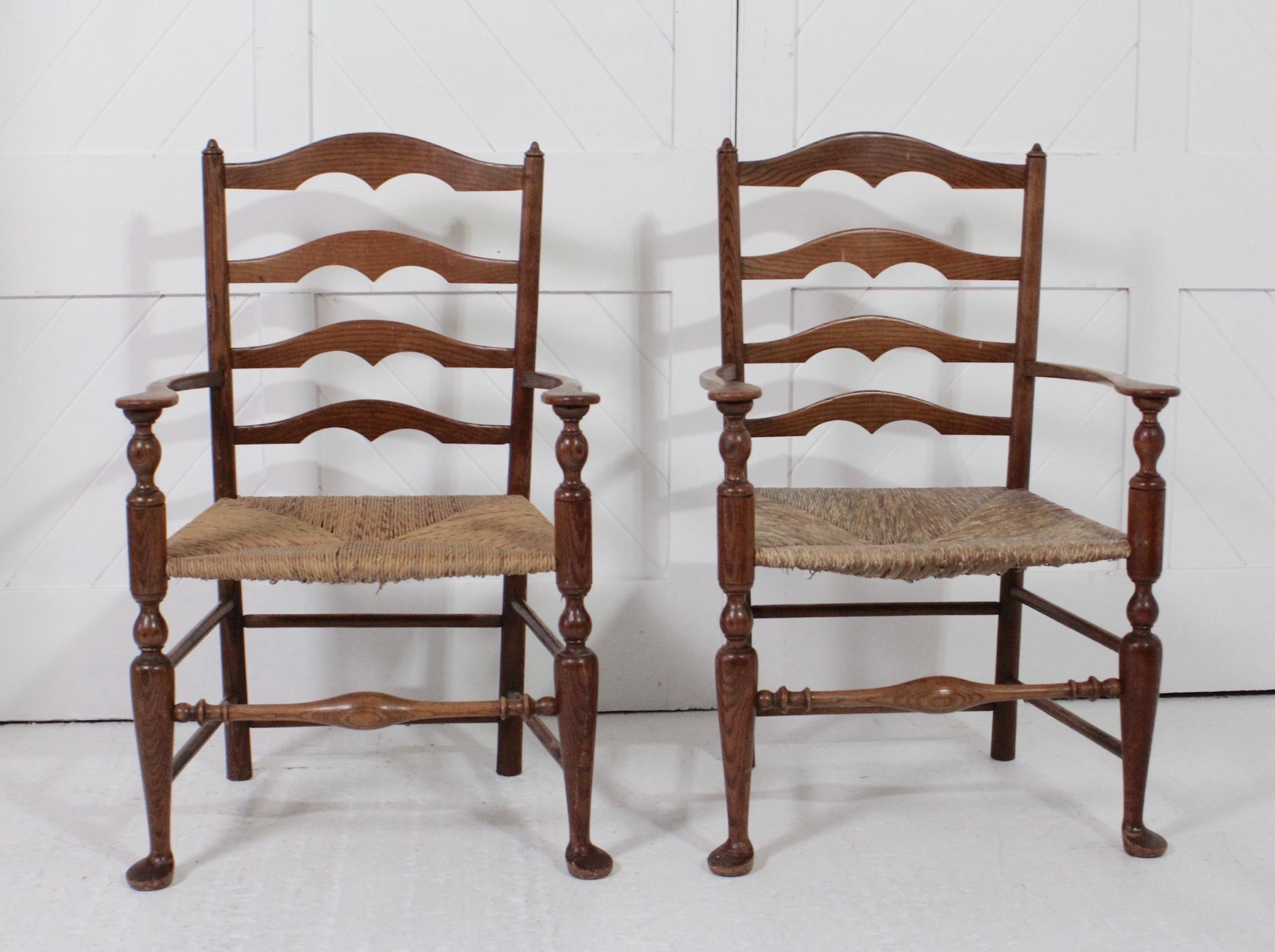 Paire rare de fauteuils Edwin Lutyens Arts & Crafts Bon état - En vente à Petworth, GB