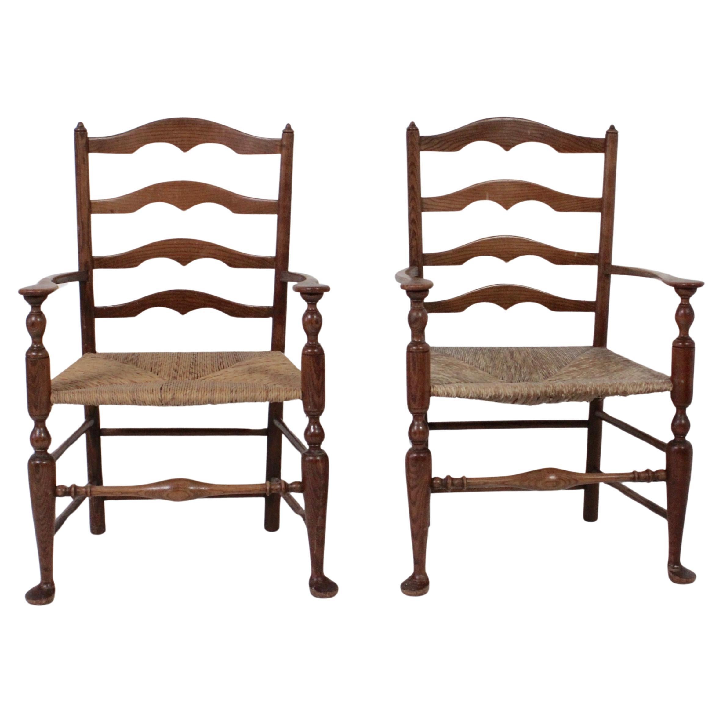 Arts & Crafts Rare Pair of Edwin Lutyens Armchairs For Sale