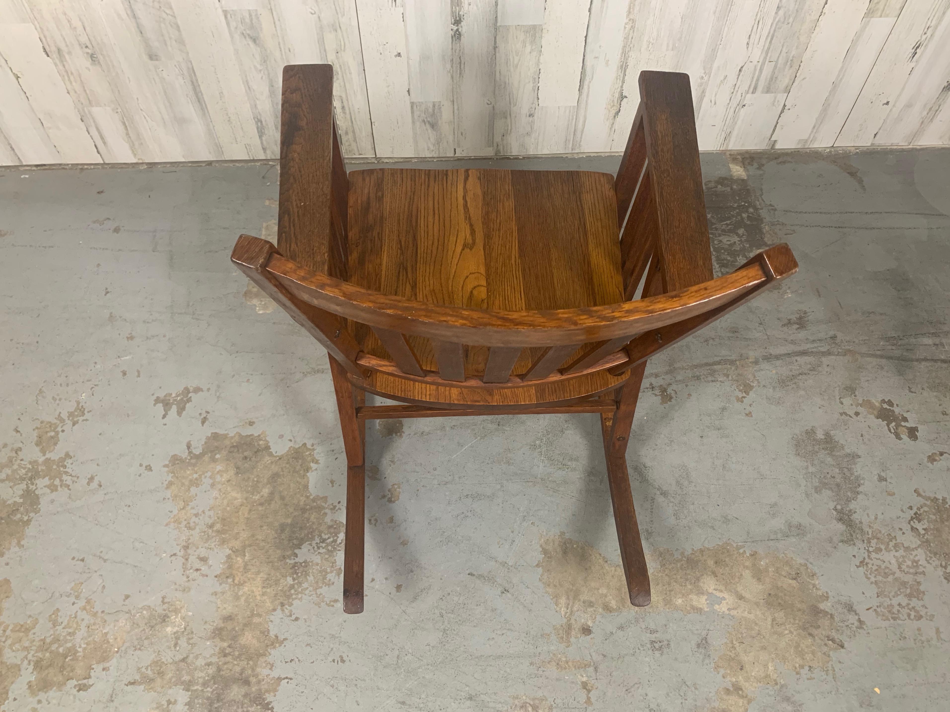 Arts & Crafts Rocking Chair For Sale 4