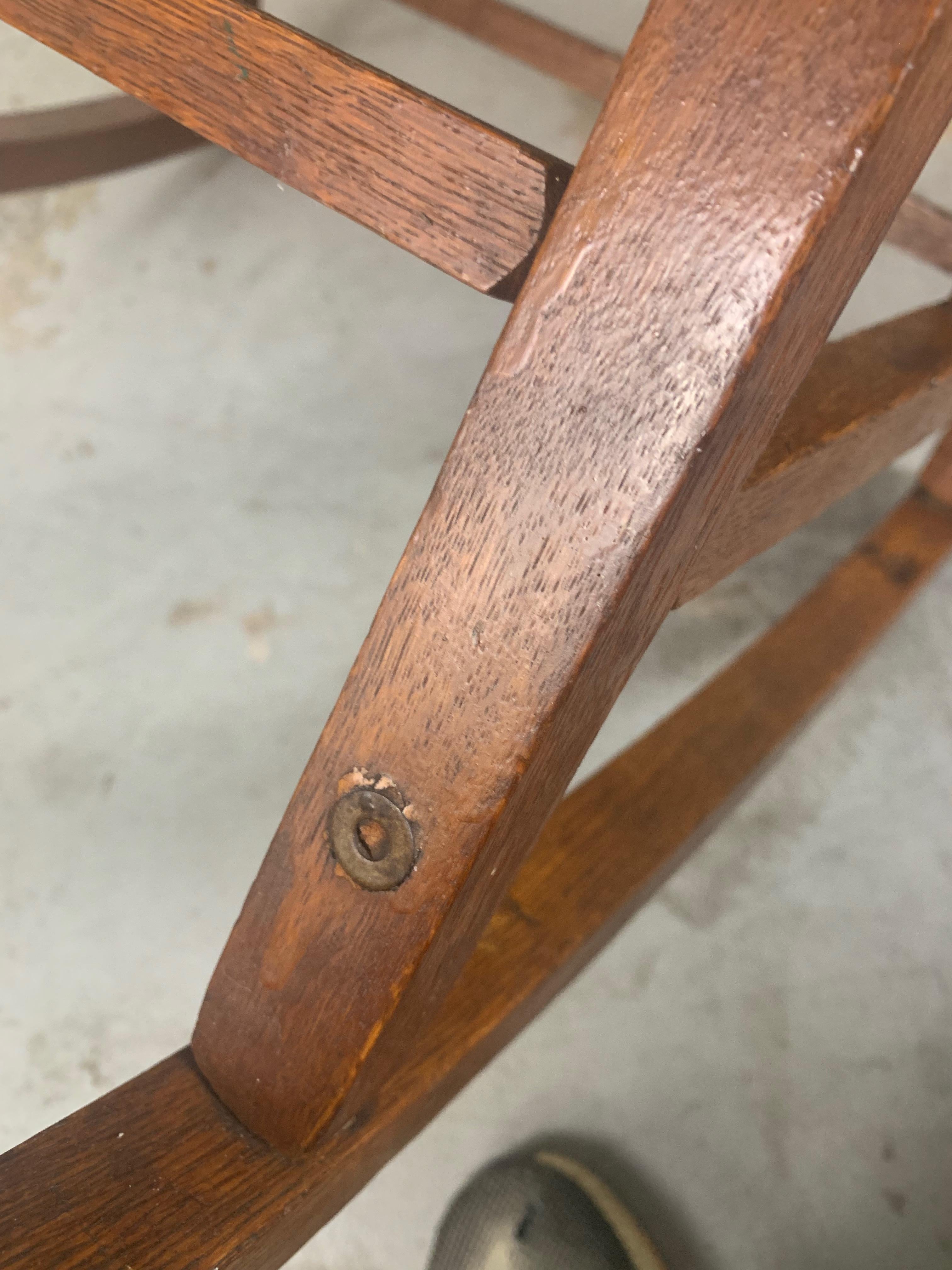 Arts & Crafts Rocking Chair For Sale 10