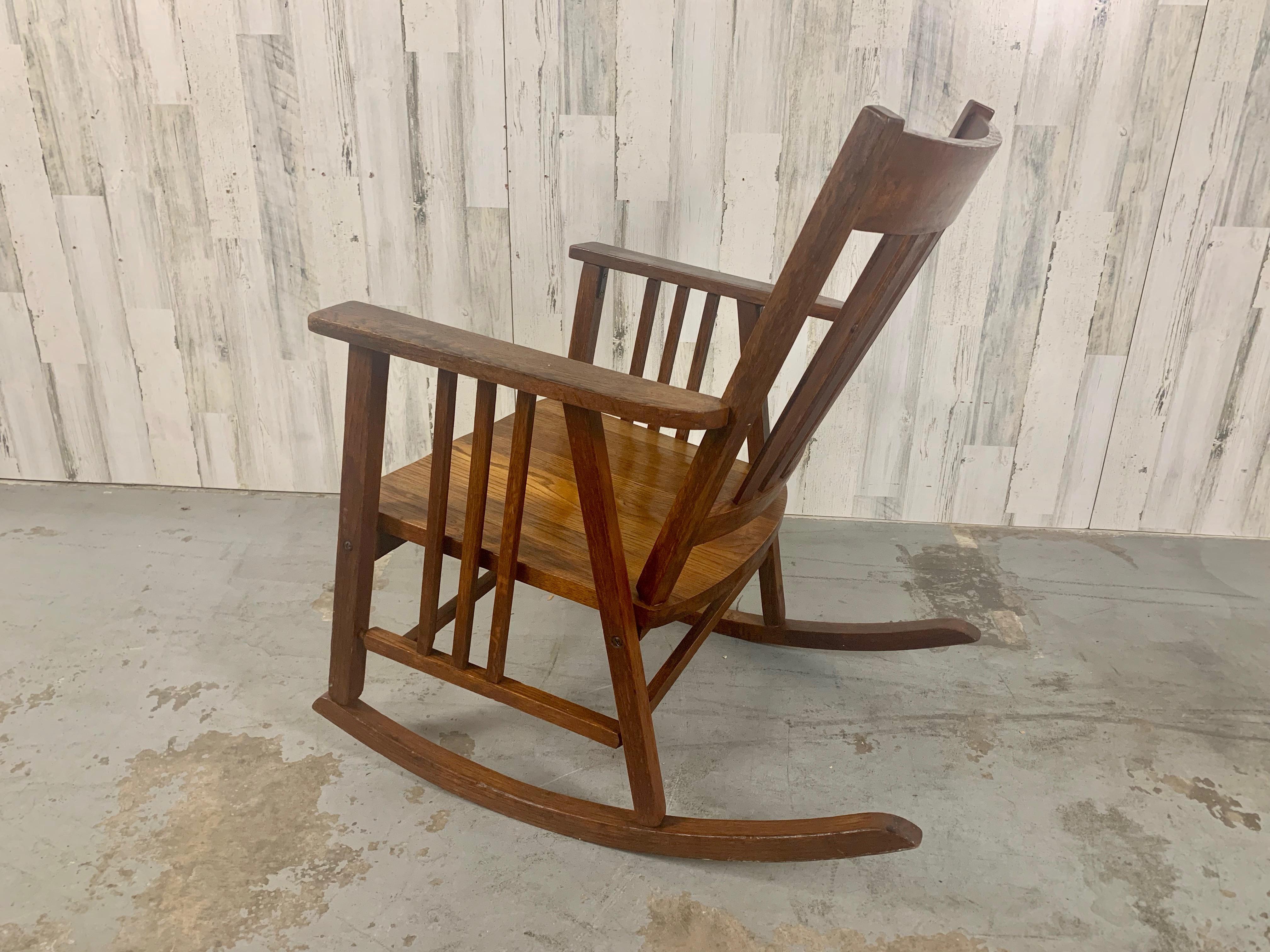 Arts and Crafts Arts & Crafts Rocking Chair For Sale
