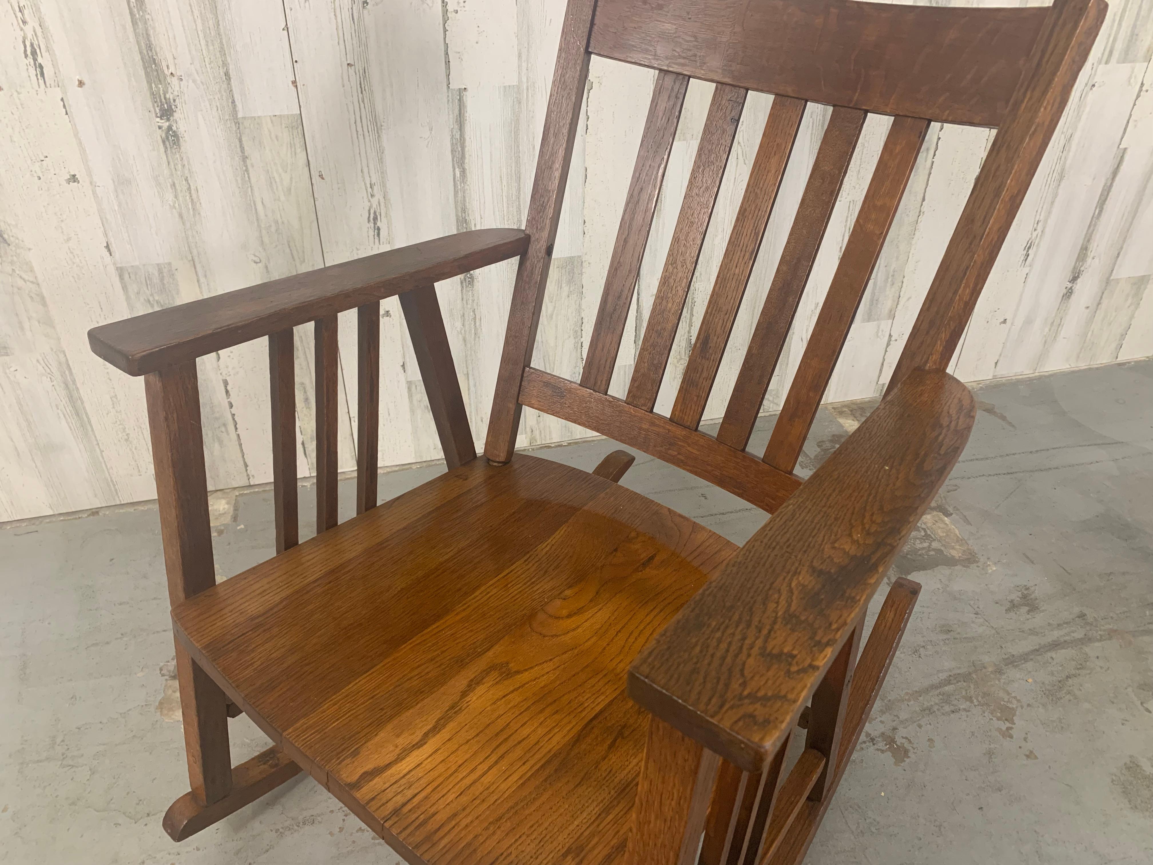 Arts & Crafts Rocking Chair For Sale 1