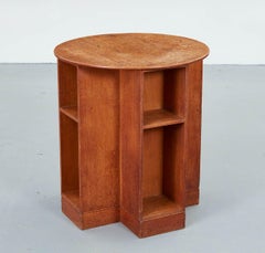 Cotswold School Round Oak End Table