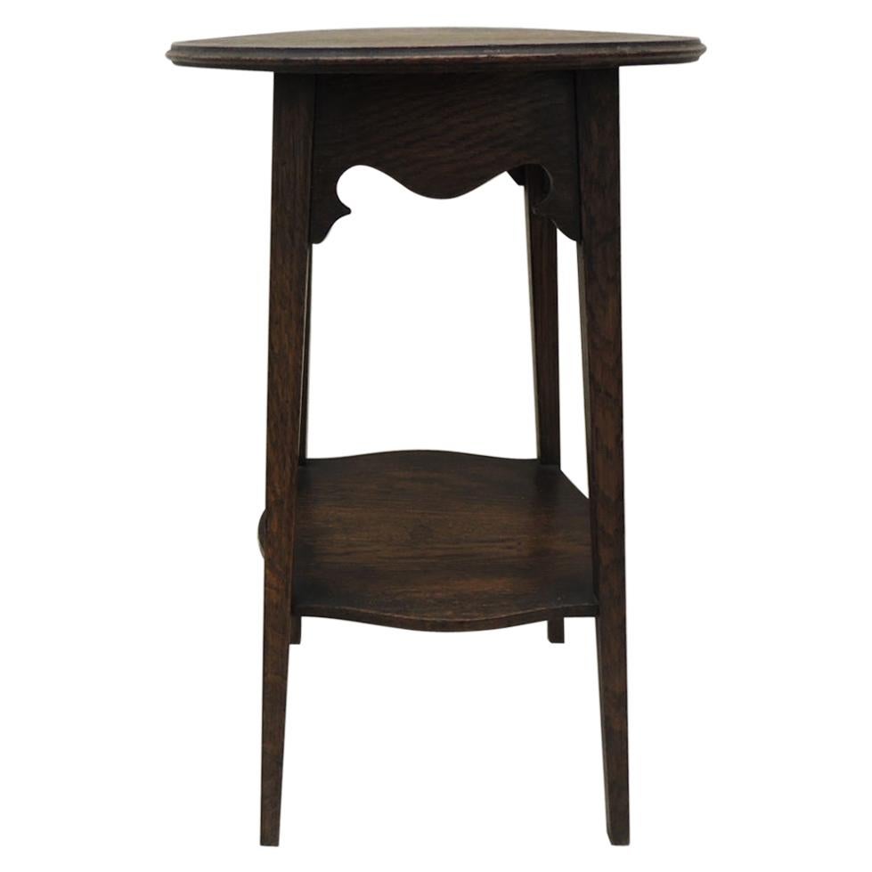 Arts & Crafts Round Side Table from Pioneer Furniture Stores Ltd.
