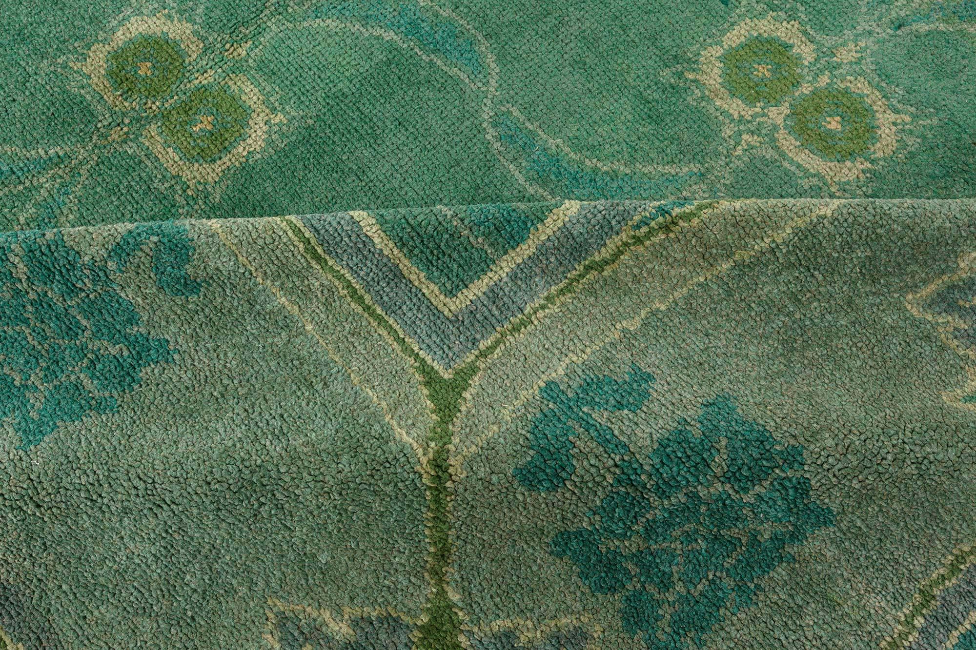 Arts and Crafts Doris Leslie Blau Arts & Crafts Rug by Gavin Morton For Sale