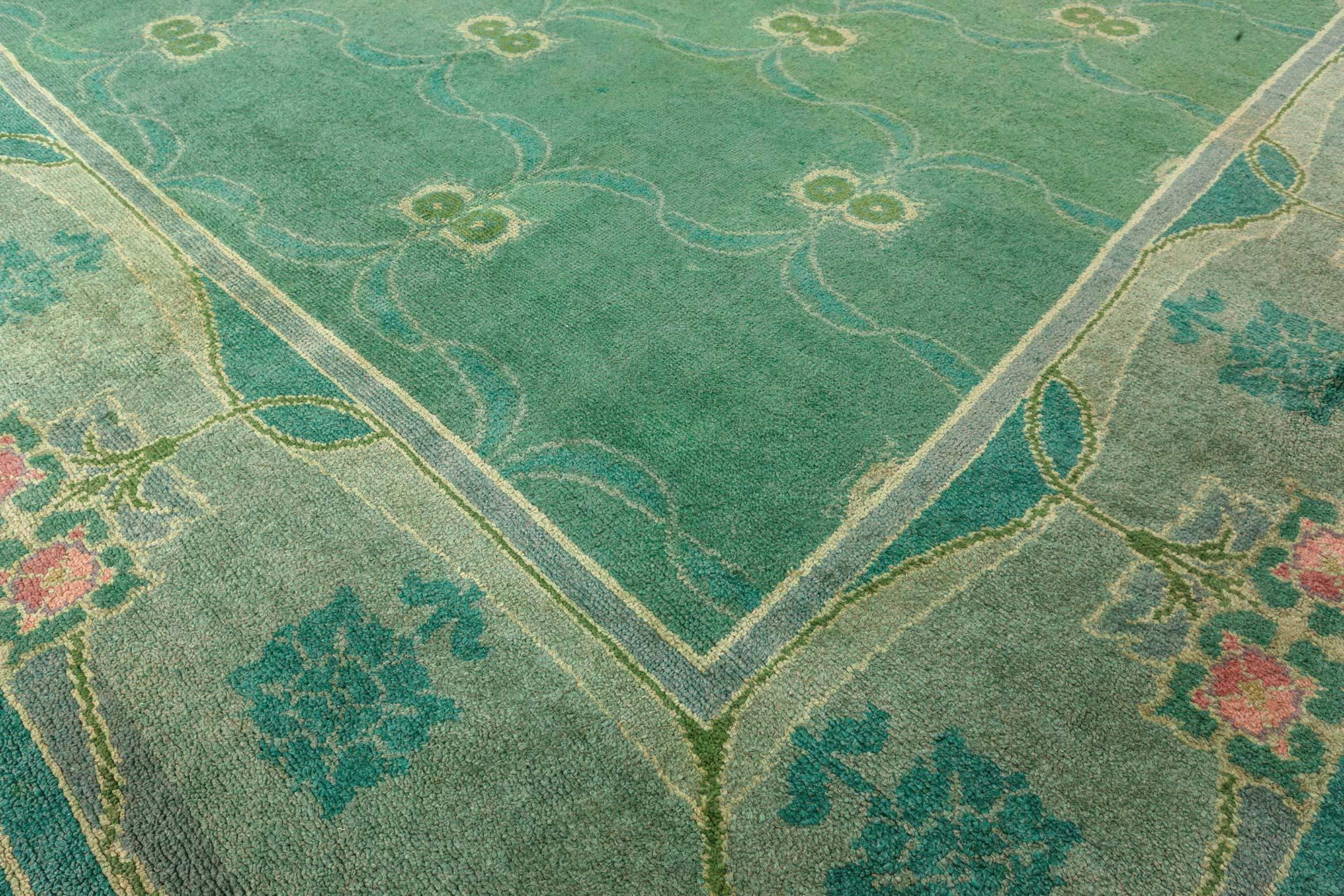 Hand-Knotted Doris Leslie Blau Arts & Crafts Rug by Gavin Morton For Sale