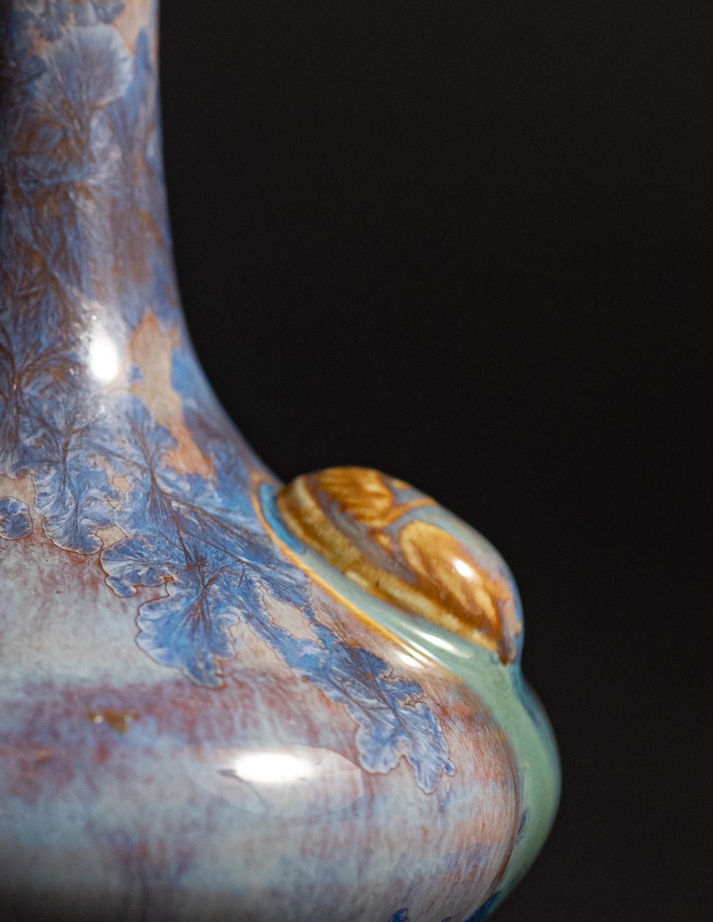 Smaltato Vaso Scarabeo Arts & Crafts di Adelaide Alsop Robineau in vendita