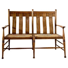 Arts & Crafts Settle by William Birch