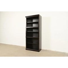 Arts & Crafts Shaker Dark Cherry Wood Tall Bookcase