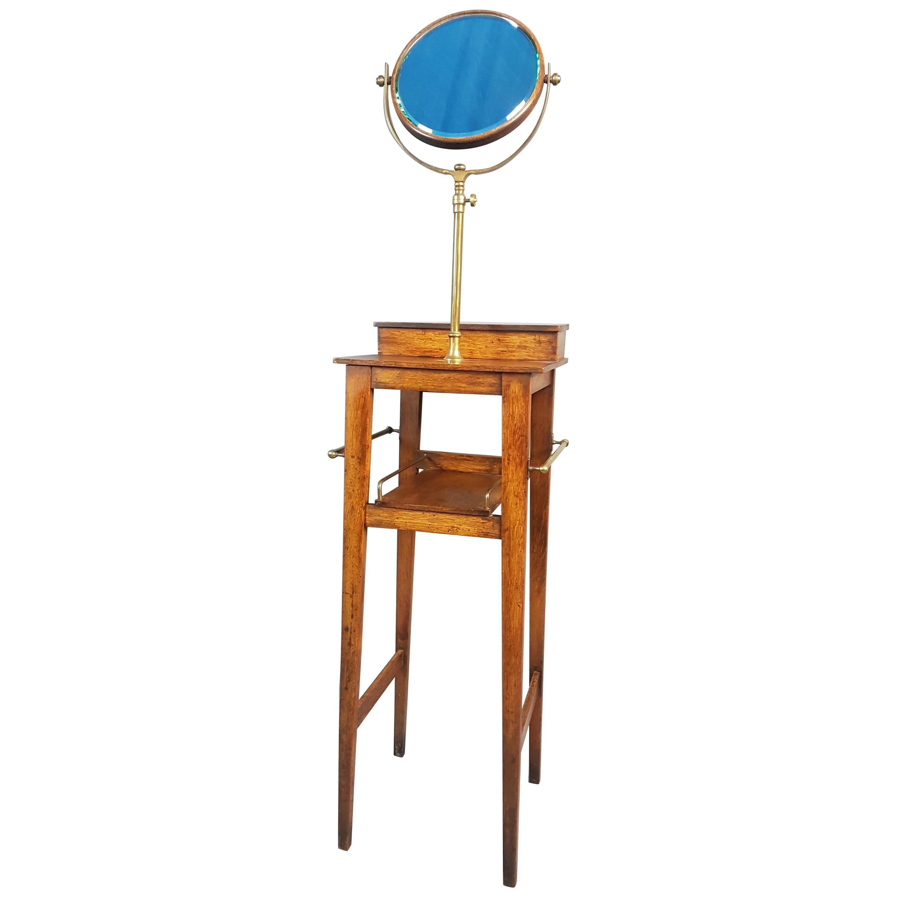 Arts & Crafts Shaving Stand in the Manner of Liberty’s, circa 1900 For Sale
