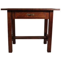 Antique Arts 
Crafts Side Table, circa 1910