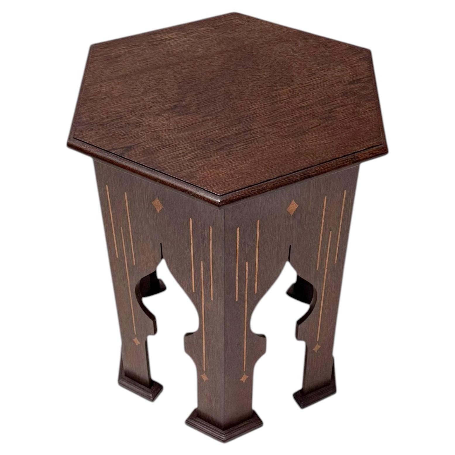 Arts & Crafts Side Table in Wenge, 1900s