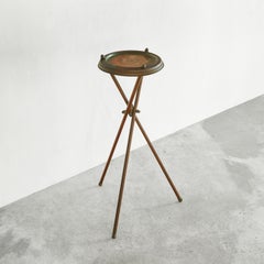 Tavolino Arts & Craft in rame meravigliosamente patinato