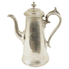 Arts + Crafts SilverPlate Coffee Pot "James Dixon & Sons" Sheffield England 1880