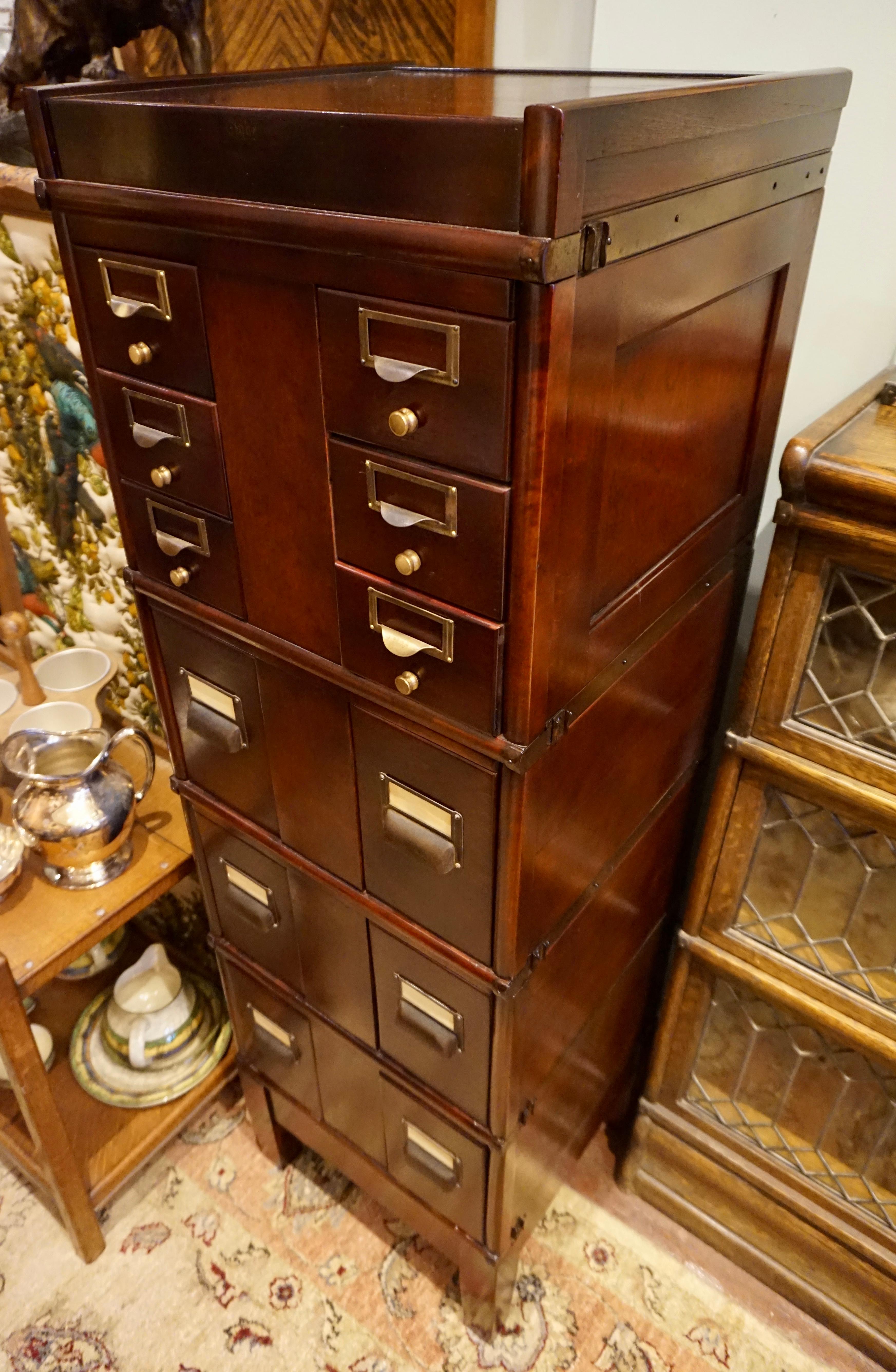 globe wooden file cabinet