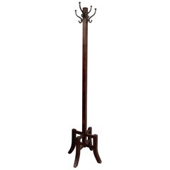 Arts & Crafts Standing Maple Coat Rack