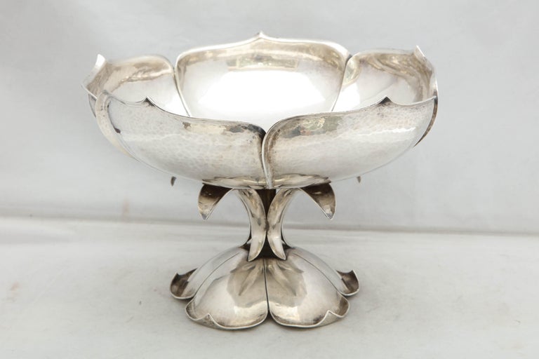 Arts and Crafts Sterling Silver LotusForm Centerpiece Bowl by The