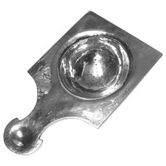 Arts Crafts Sterling Tea Strainer, Emmy Roth, Germany, circa 1920