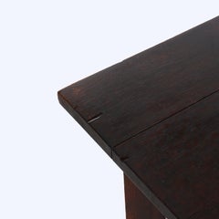 Arts & Crafts Stickley School Oak Table With Revolving Bookcase c1910