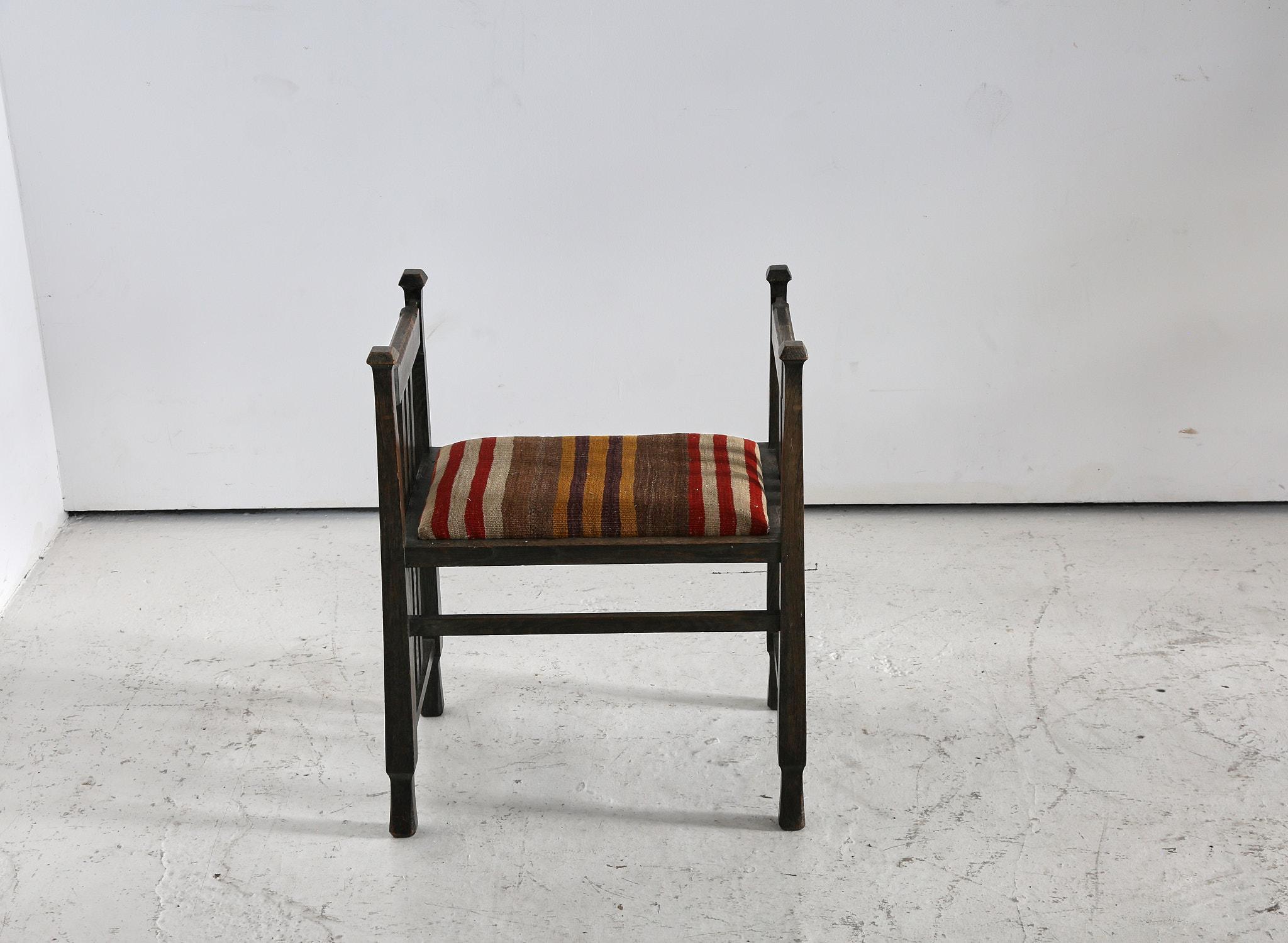 Arts and Crafts English Arts & Crafts Piano Stool by James Shoolbred