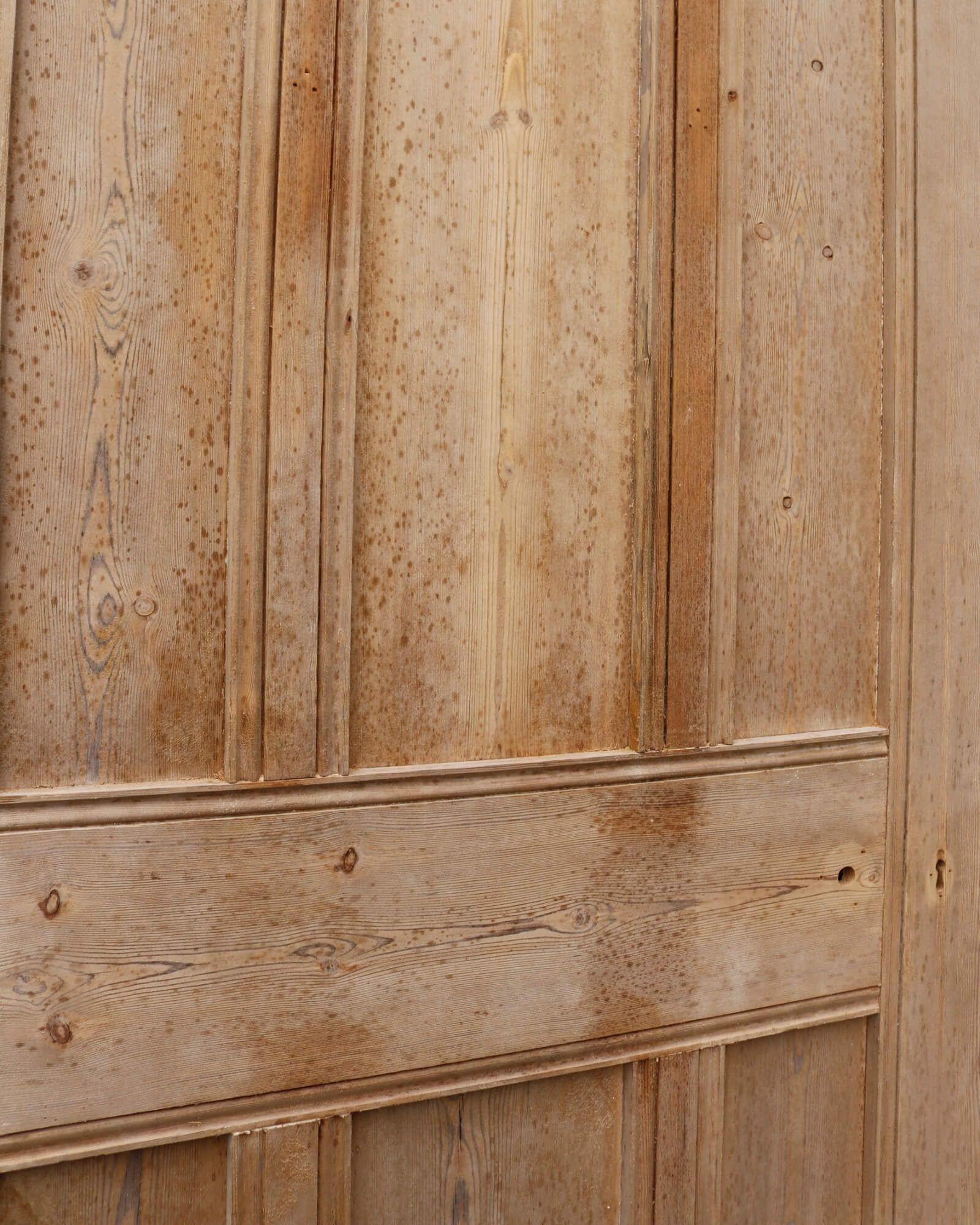 20th Century Arts & Crafts Stripped Pine Internal Doors (6 Available) For Sale