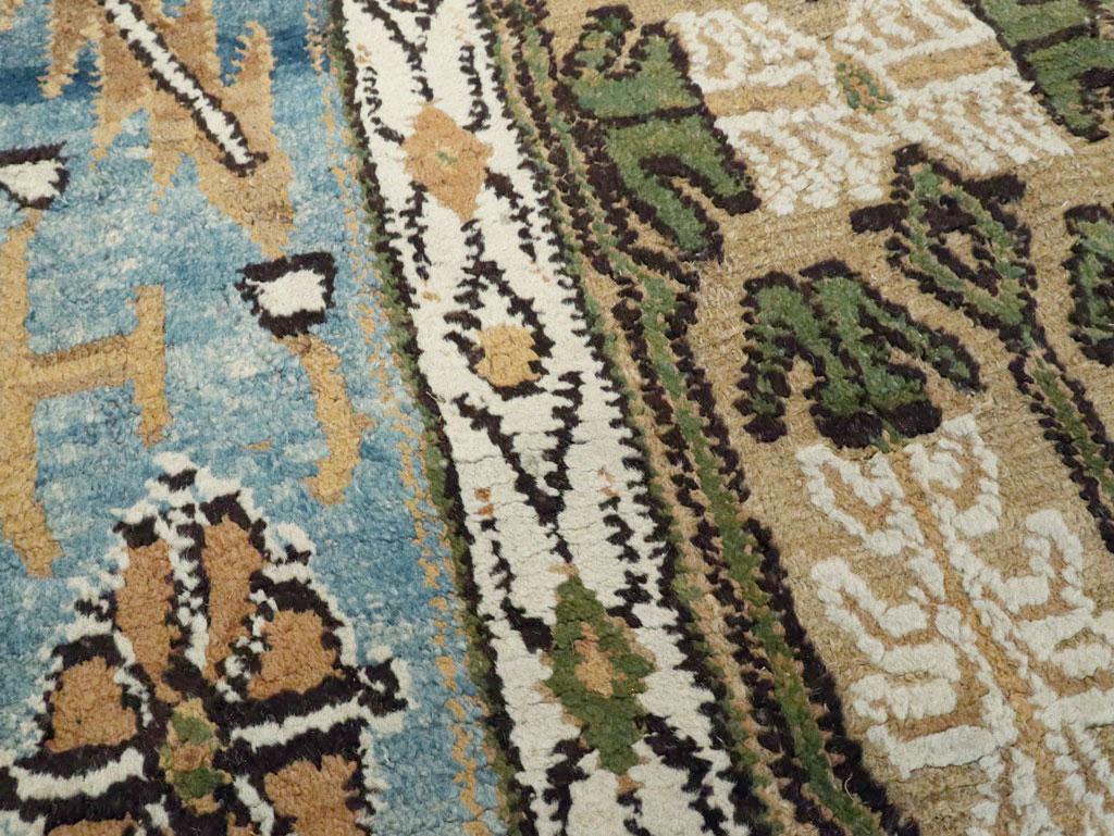 Handgefertigter spanischer Cuenca-Teppich im Arts and Crafts-Stil des 19. Jahrhunderts im Zustand „Hervorragend“ im Angebot in New York, NY