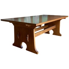 Arts & Crafts Style Dining Table